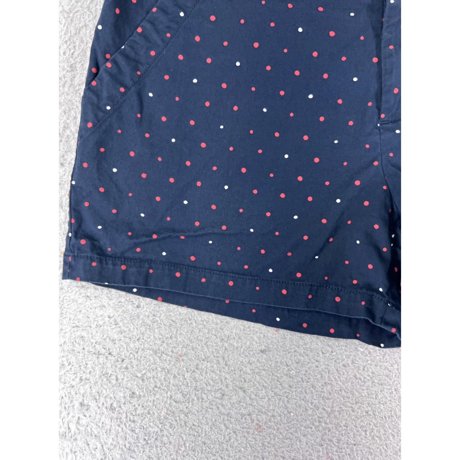 Vintage Columbia Shorts Womens 8 Blue Polka Dot 100% Cotton Pockets Hiking 28x4 Size 30" / US 8 / IT 44 - 3 Thumbnail