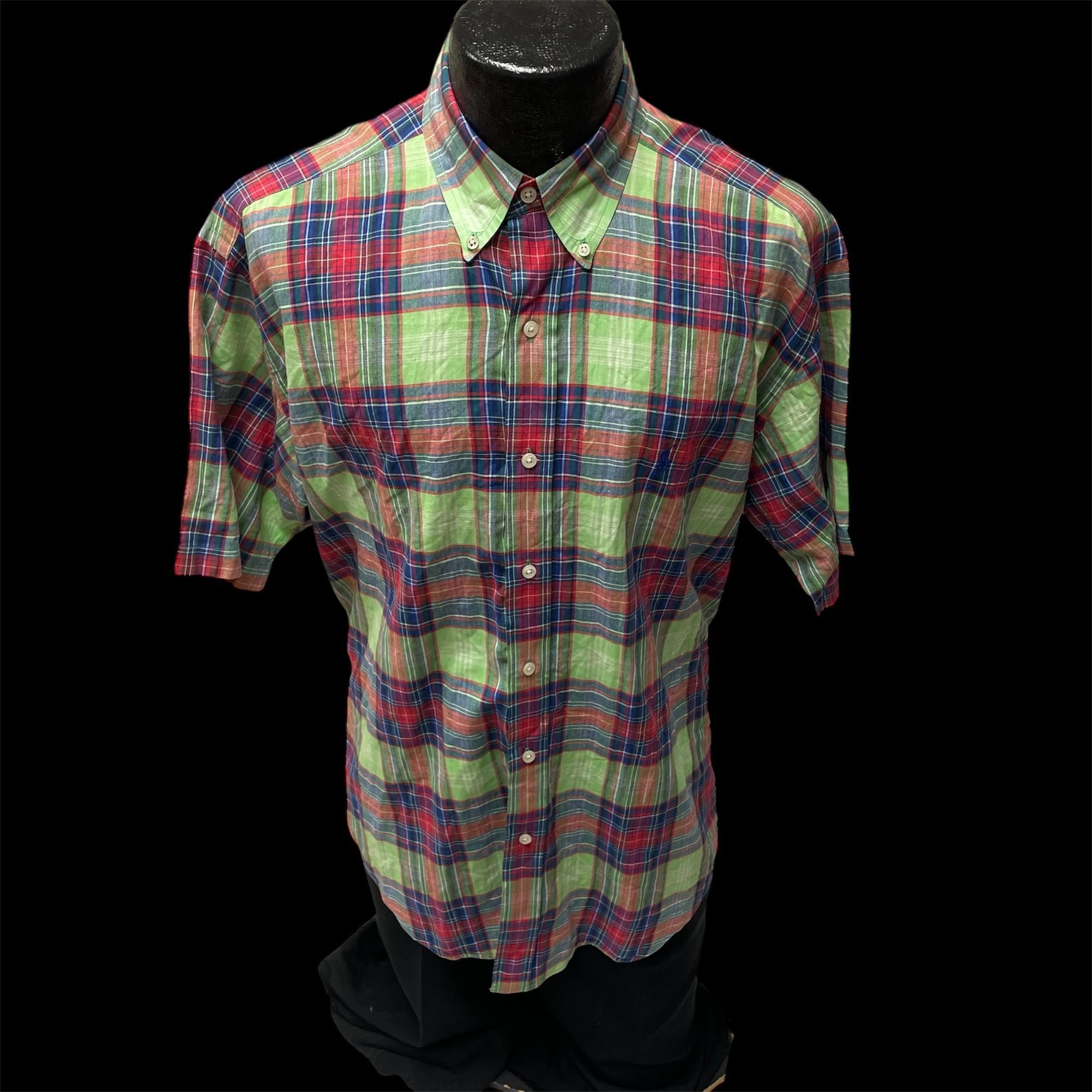 Polo Ralph Lauren Ralph Lauren BLAKE Green PLAID Tartan POLY PONY Logo Shirt Size US M / EU 48-50 / 2 - 2 Thumbnail