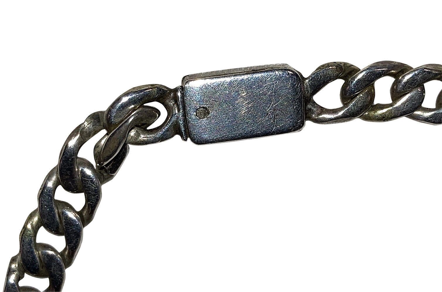 Handmade Mexican Sterling Hand Made Chain Bracelet Size ONE SIZE - 3 Thumbnail