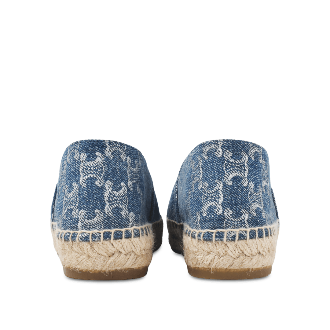 Celine o1bcso1str1225 358322309C Denim Espadrilles in Blue / Silver Size US 10 / IT 40 - 2 Thumbnail