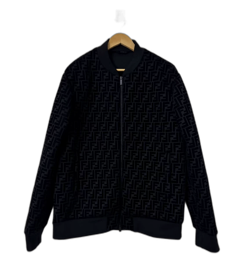 Fendi Fendi Full Print Velour Jacket Coat Size US L / EU 52-54 / 3 - 1 Thumbnail