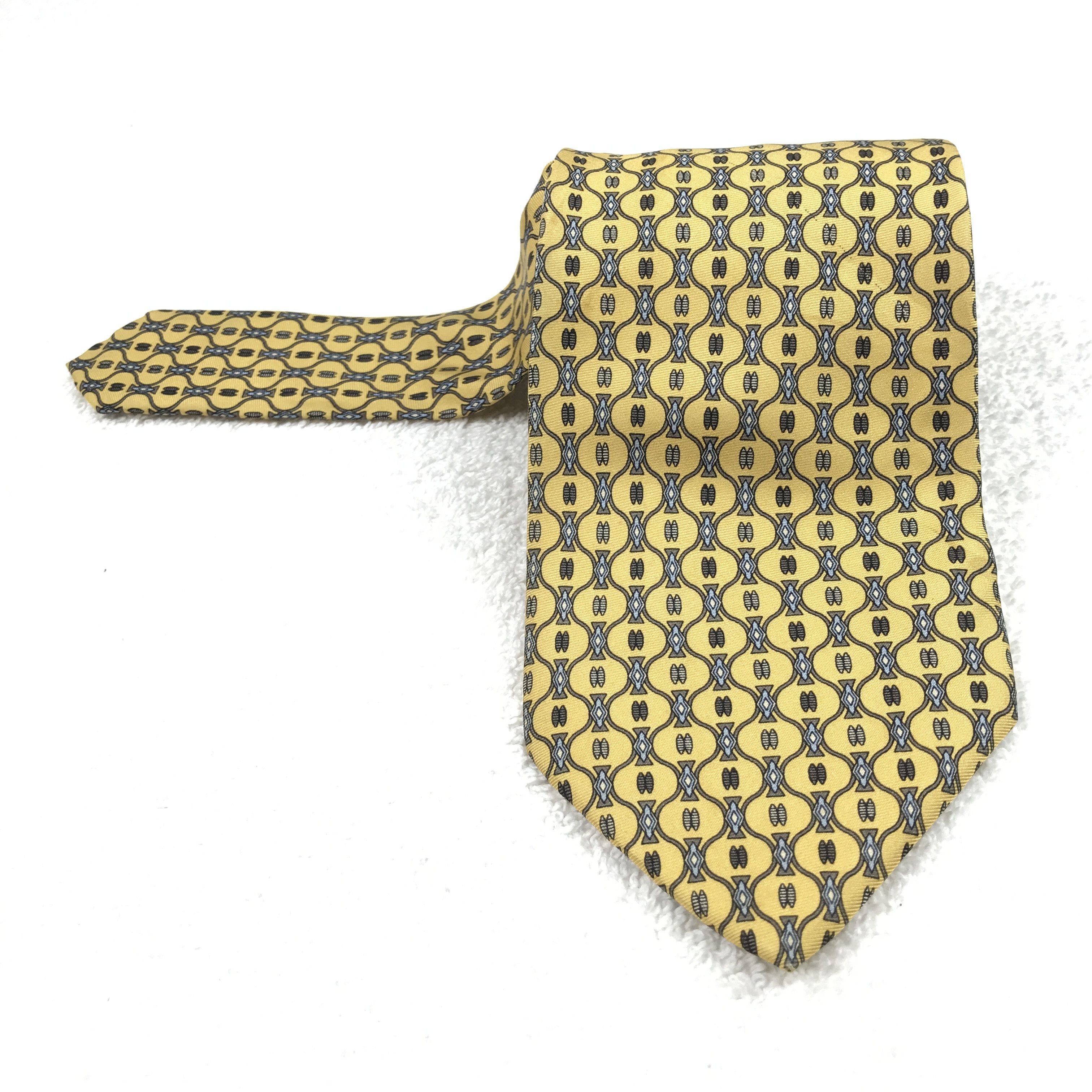 Designer × Jean-Louis Scherrer × Vintage Vintage Jean Louis Scherrer Silk Necktie Size ONE SIZE - 1 Thumbnail