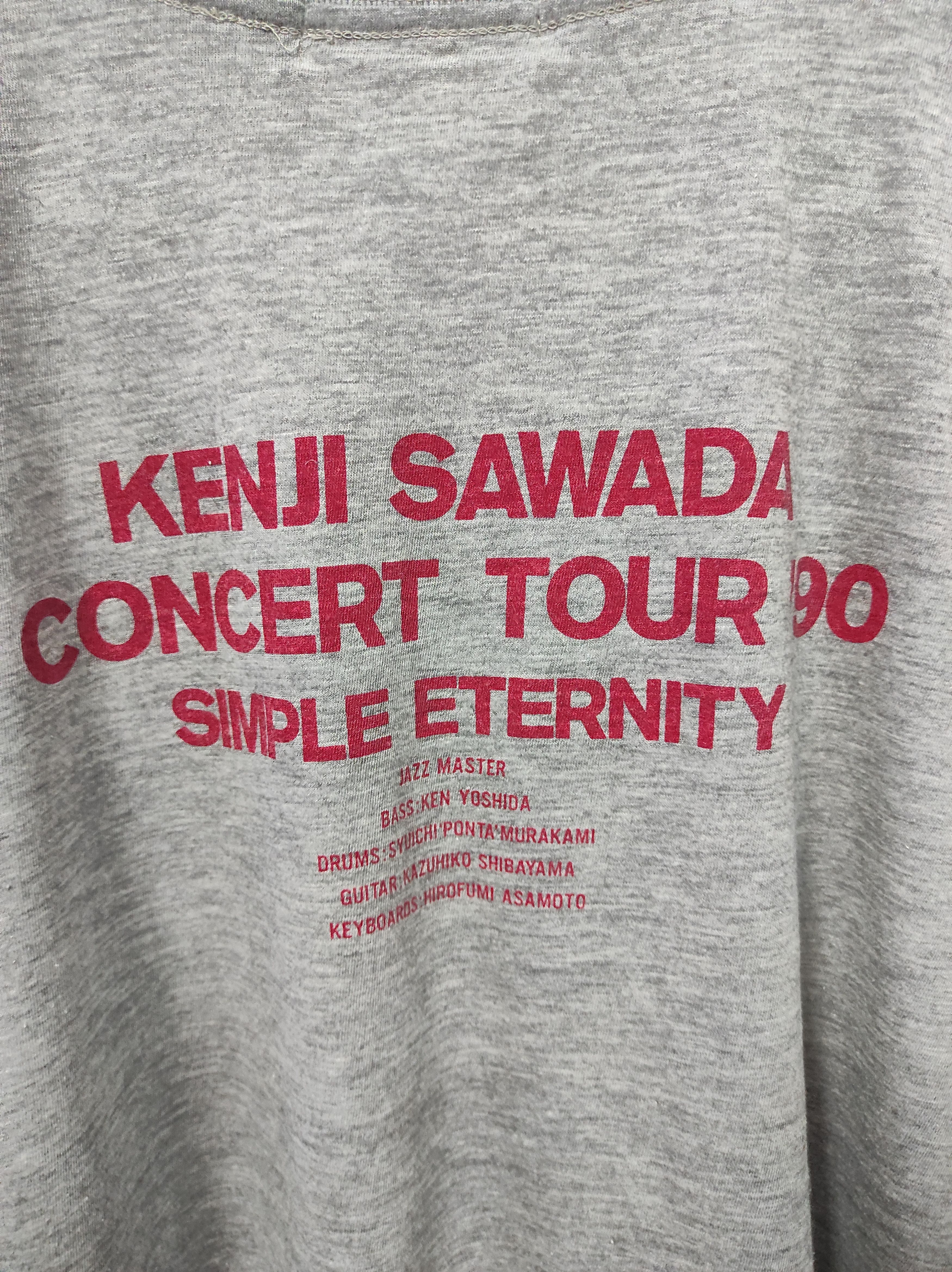 Band Tees VINTAGE 90'S KENJI SAWADA JAPAN TOUR 90 T-SHIRT Size US M / EU 48-50 / 2 - 5 Thumbnail