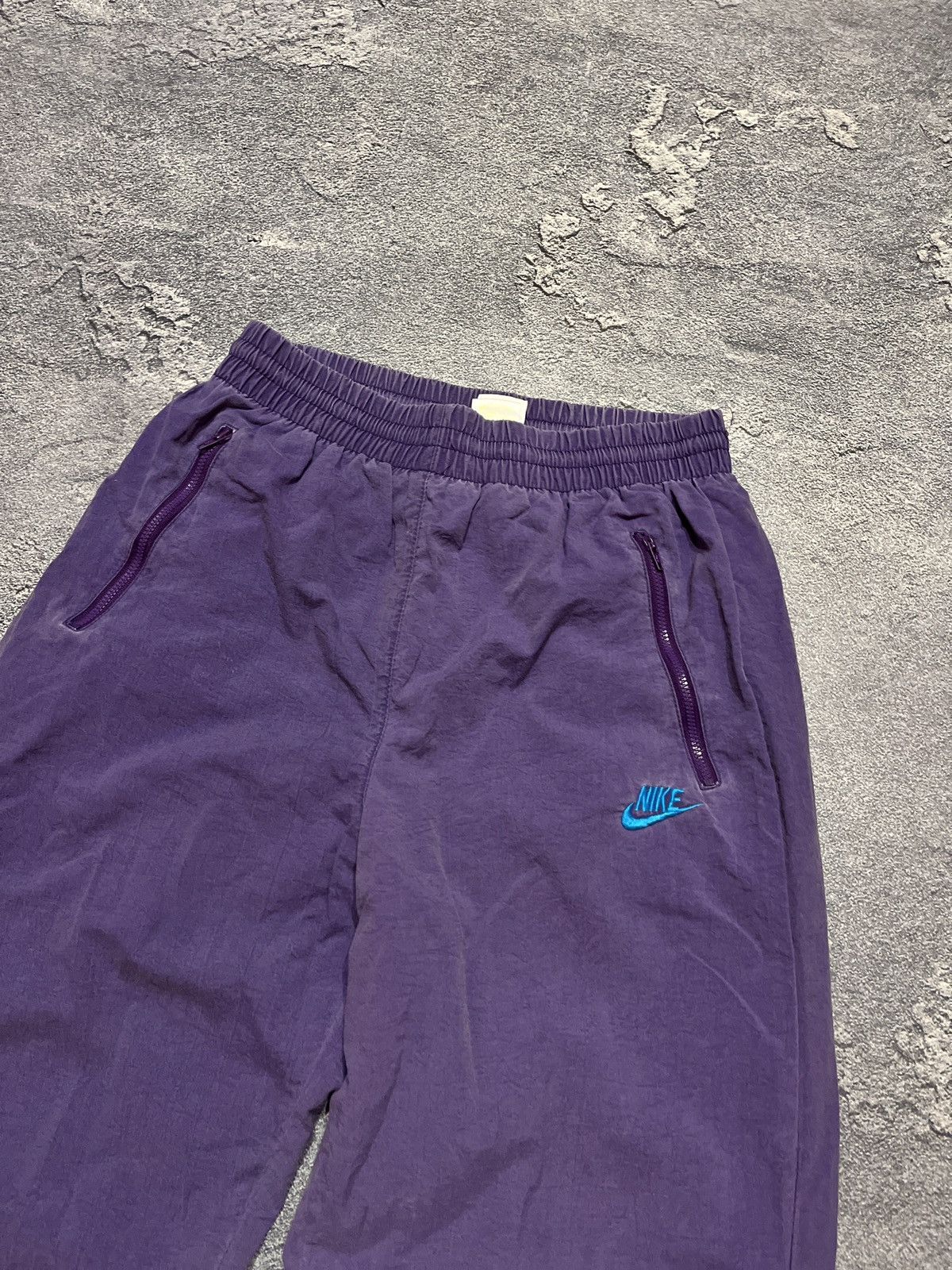 Nike × Vintage Vintage 80s Nike Purple Track Pants Size US 30 / EU 46 - 5 Thumbnail