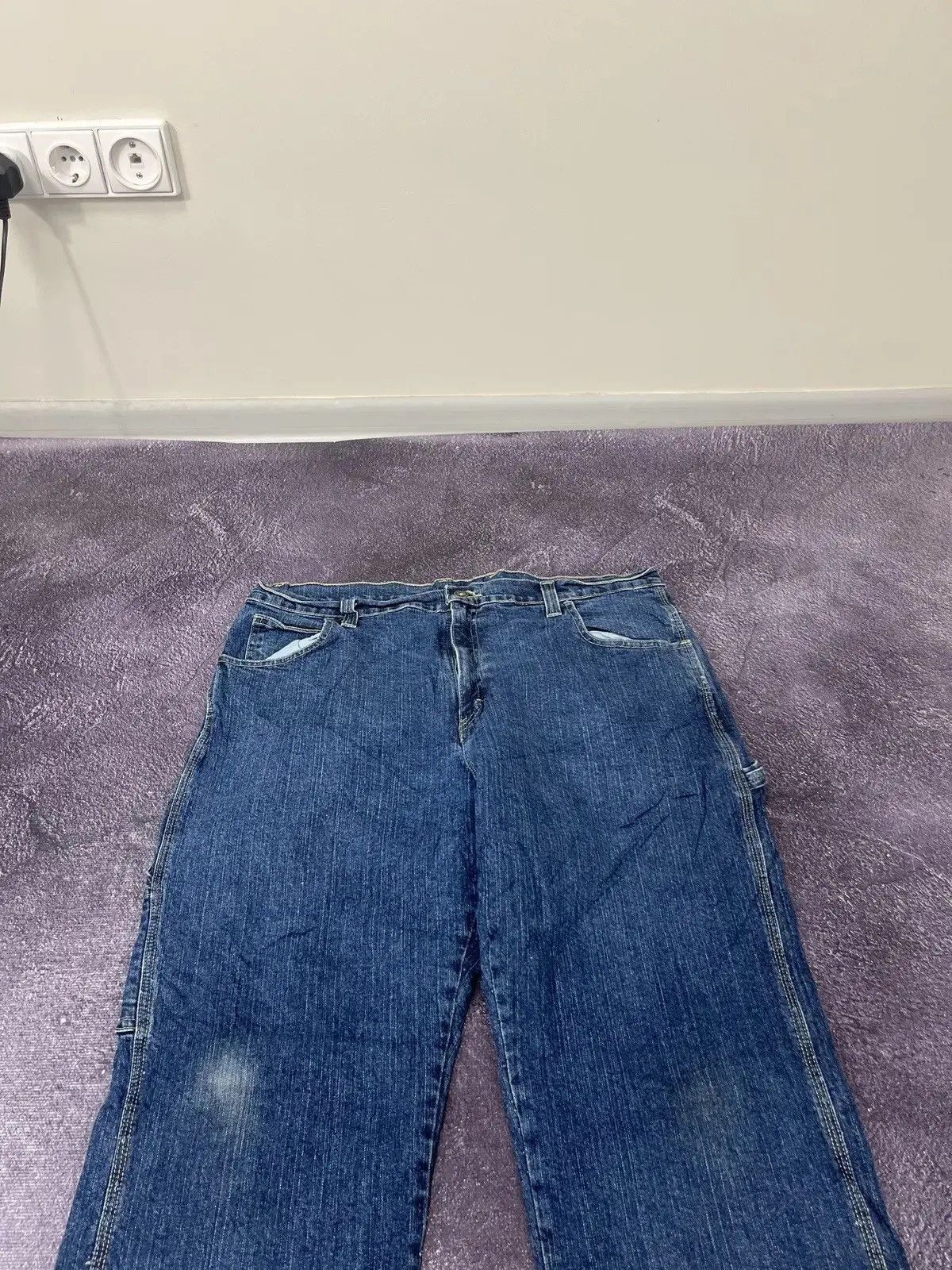 Dickies × Vintage Vintage Dickies USA Hype Work Blue Denim Baggy Jeans Size US 36 / EU 52 - 5 Thumbnail