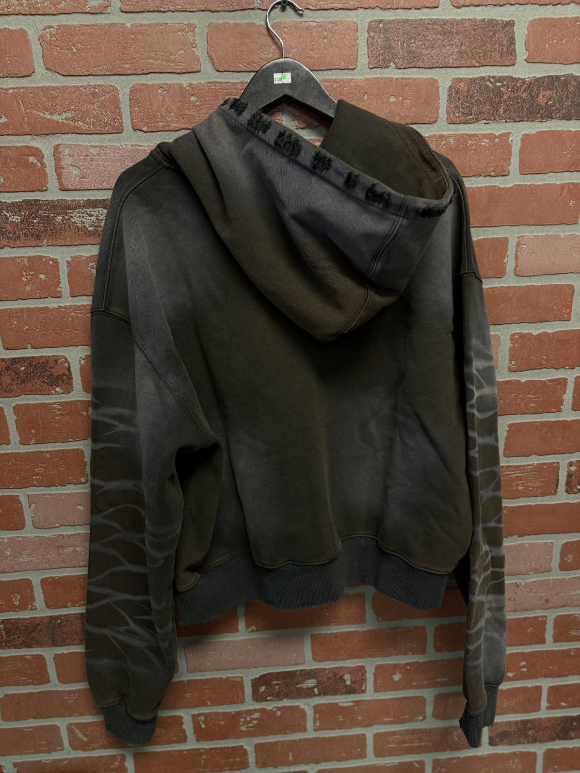 Vale Vale Valley Blacl Hoodie Zip Up Fade Distressed Size L Size US L / EU 52-54 / 3 - 12 Thumbnail