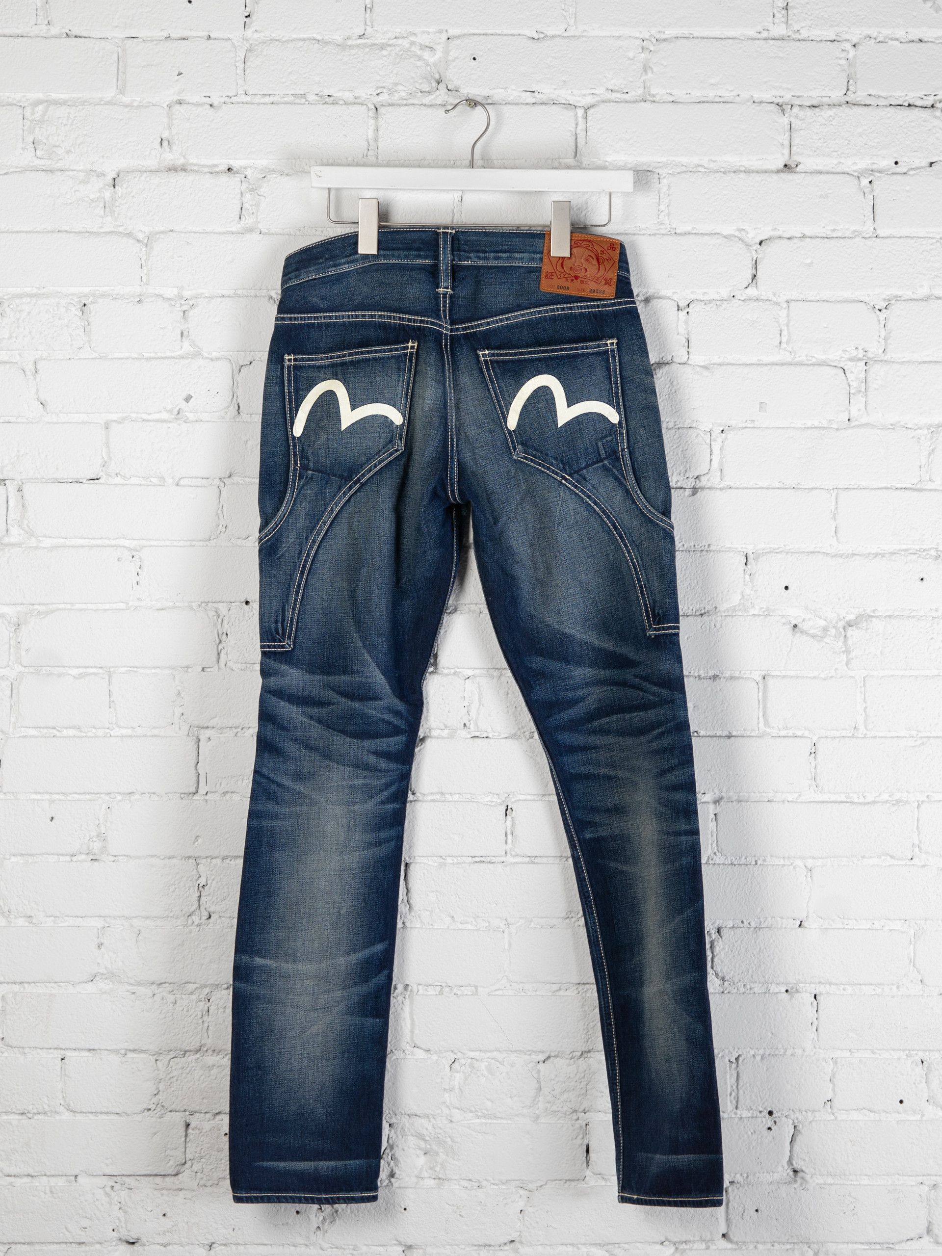 Evisu Selvedge Cargo Jeans Size 29" - 2 Thumbnail