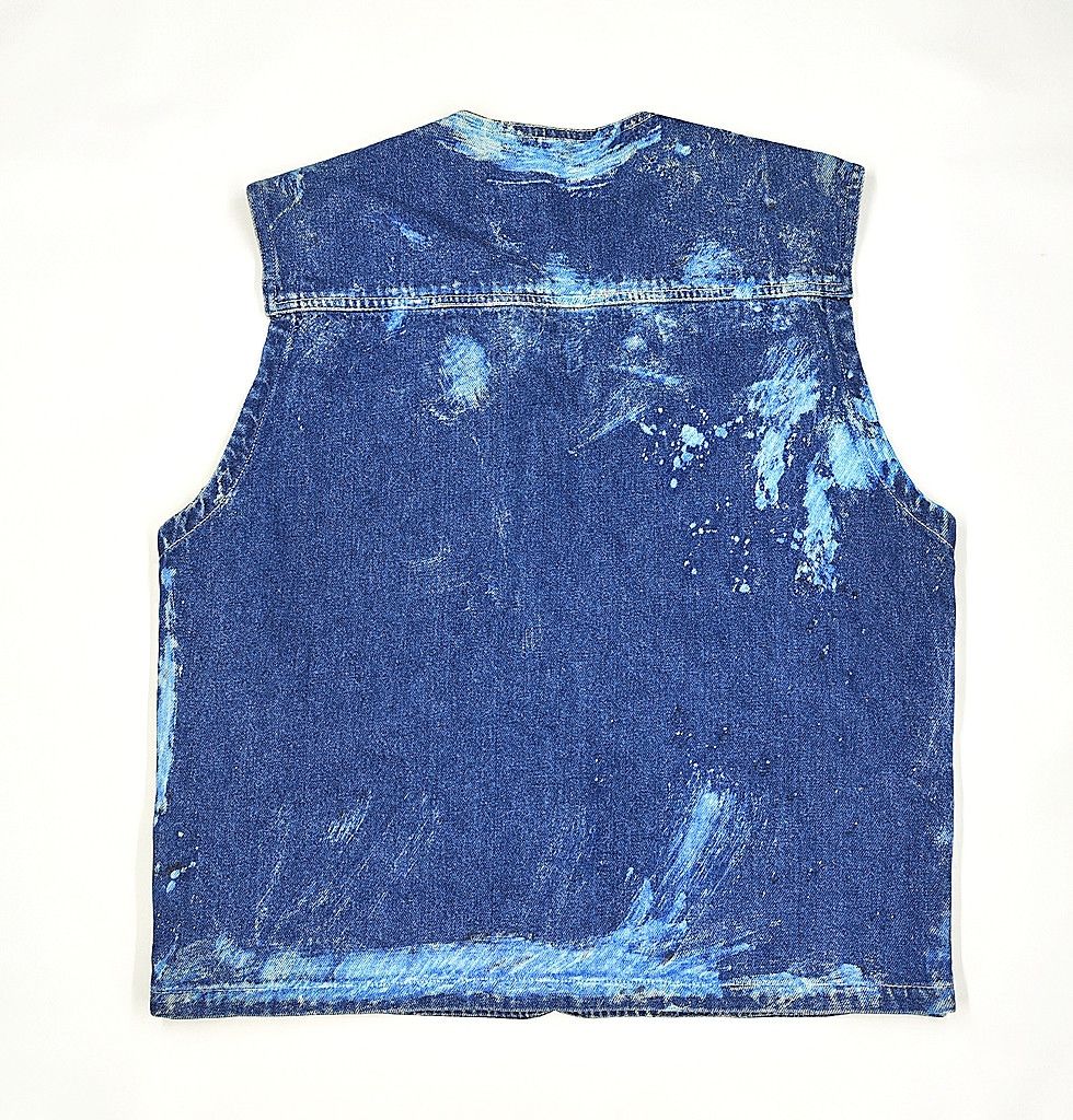 Japanese Brand CAPITAN painter jeans vest reversible Size US L / EU 52-54 / 3 - 3 Thumbnail