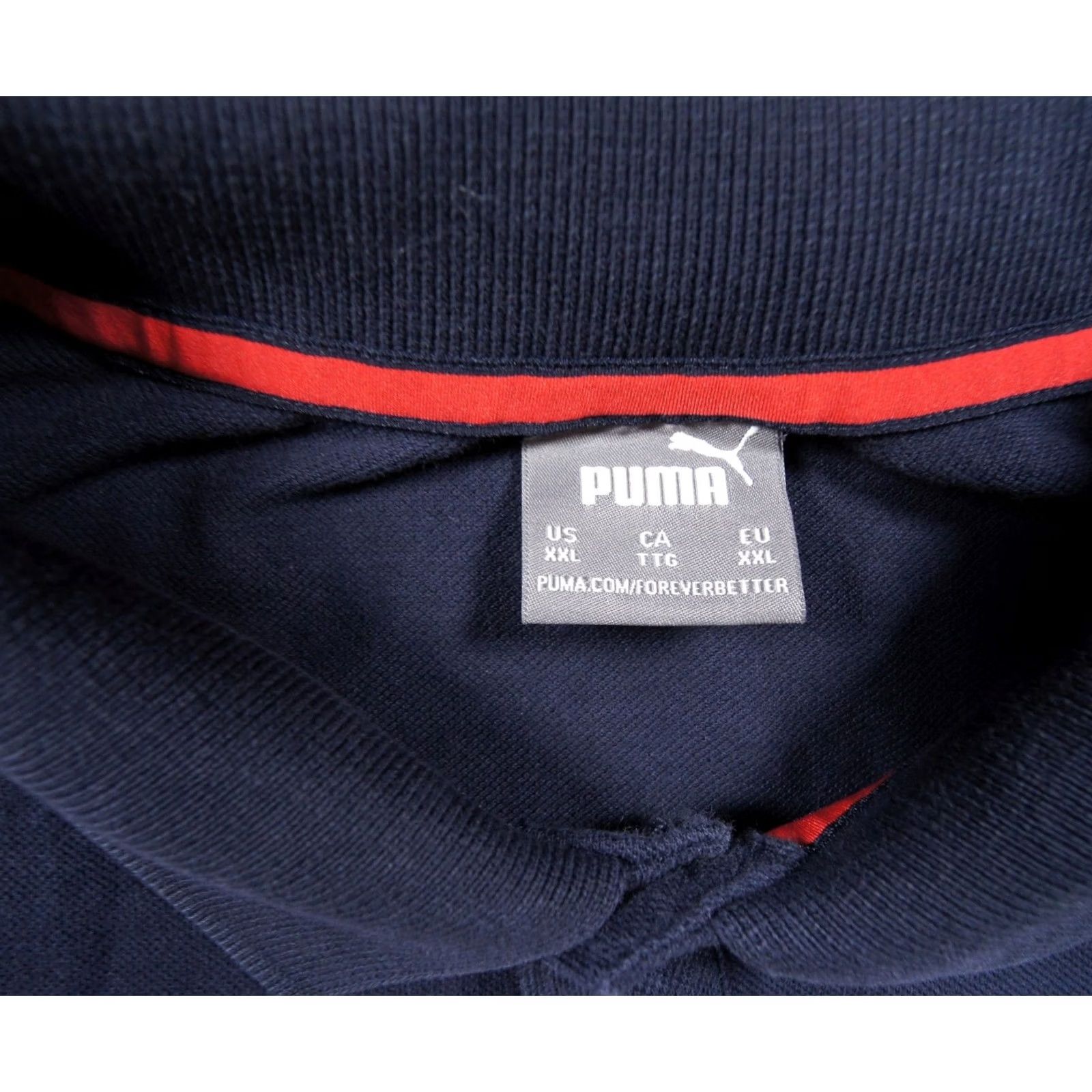 Puma VINTAGE Red Bull Shirt Mens XXL Blue Puma Polo Sergio Perez #11 Motorsport Formula 1 Size US XXL / EU 58 / 5 - 5 Thumbnail