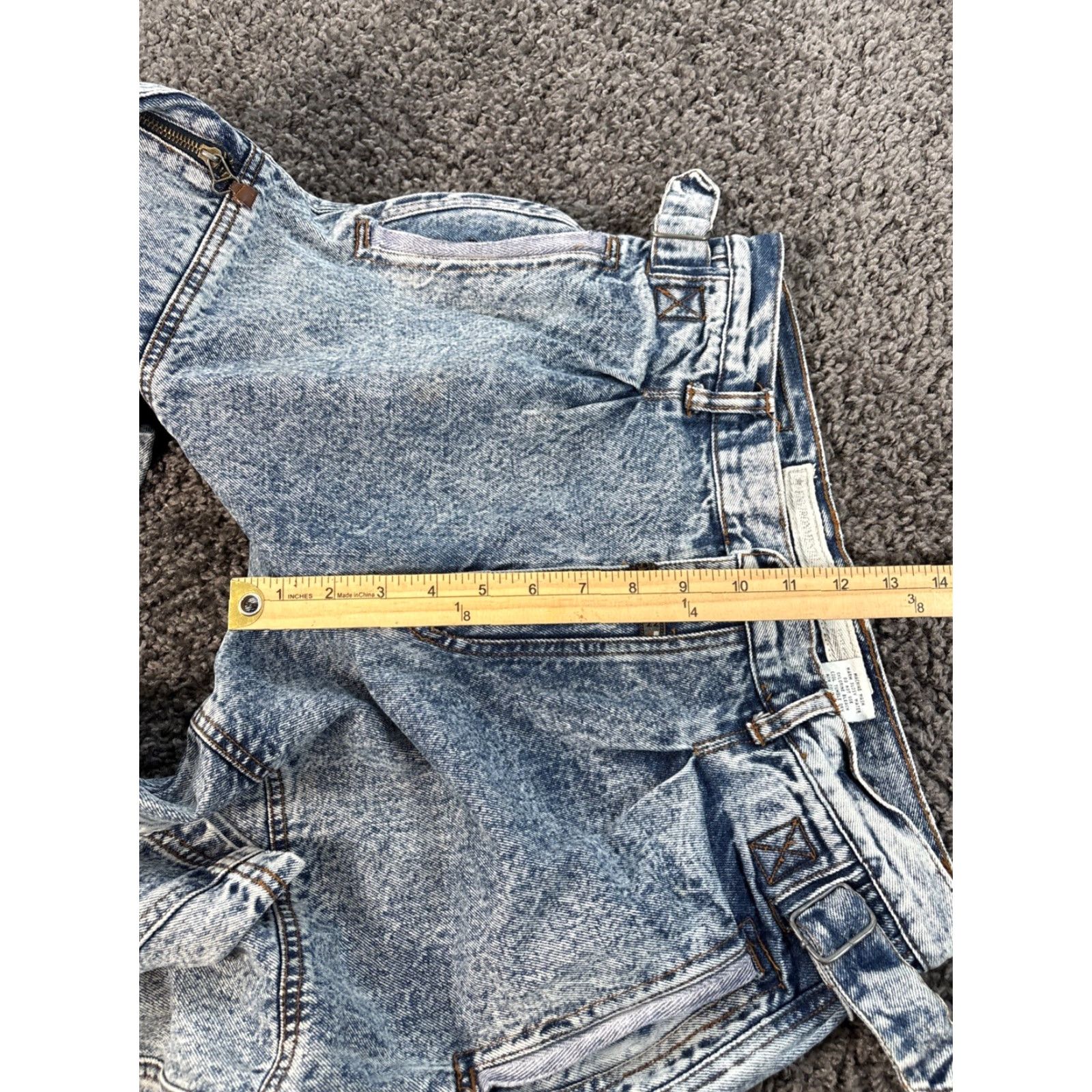 Vintage VINTAGE Gitano Jeans Cargo Mountain Platoon Baggy Light Wash 90s 32x32 Mens Blue Cotton Tapered 90s Mens Size US 32 / EU 48 - 5 Thumbnail
