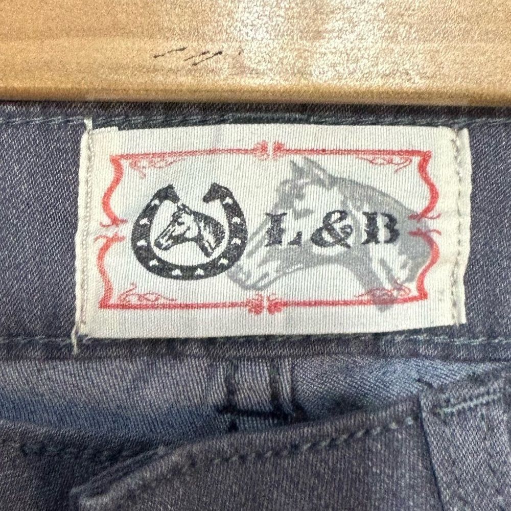 L&B L&B Lucky & Blessed Grey Cuffed Hem Jeans Size 4 Size 27" / US 4 / IT 40 - 3 Thumbnail