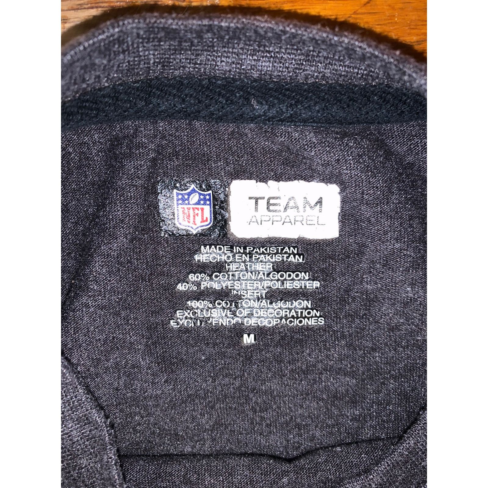 NFL Vtg Oakland Raiders NFL Jersey T Shirt Medium Gray Las Vegas Size US M / EU 48-50 / 2 - 5 Thumbnail