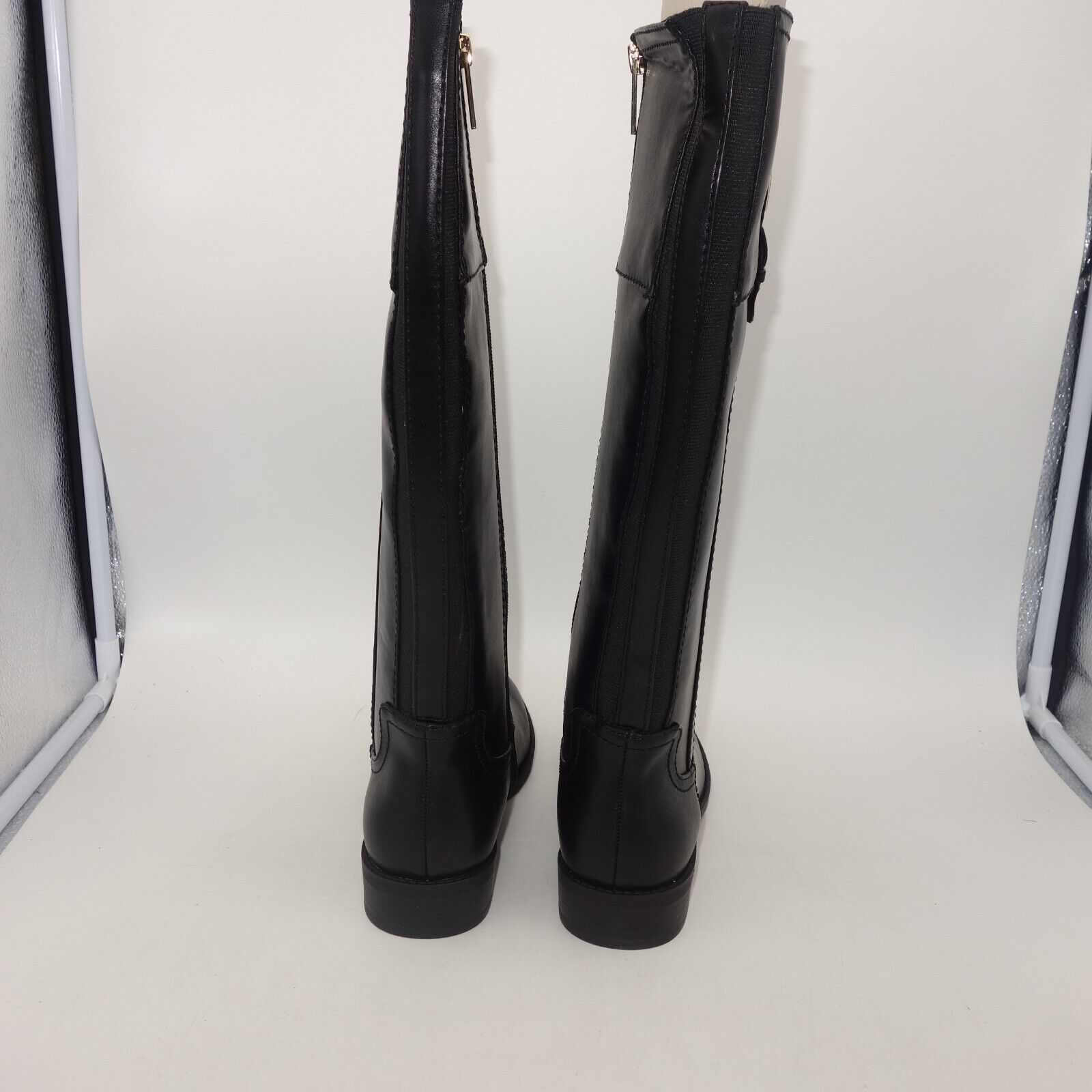 Tommy Hilfiger NEW Tommy Hilfiger Imina Black Knee High Riding Boot Size US 6.5 / IT 36.5 - 10 Thumbnail