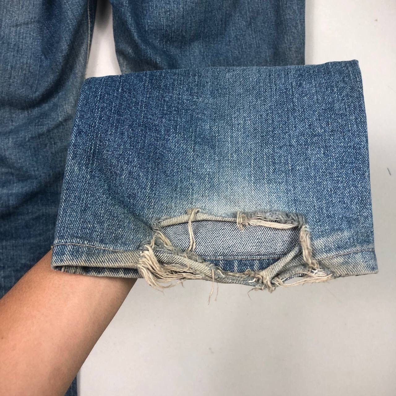 Edwin Vintage 90s Edwin Distressed Denim Jeans Pants Size US 36 / EU 52 - 9 Thumbnail