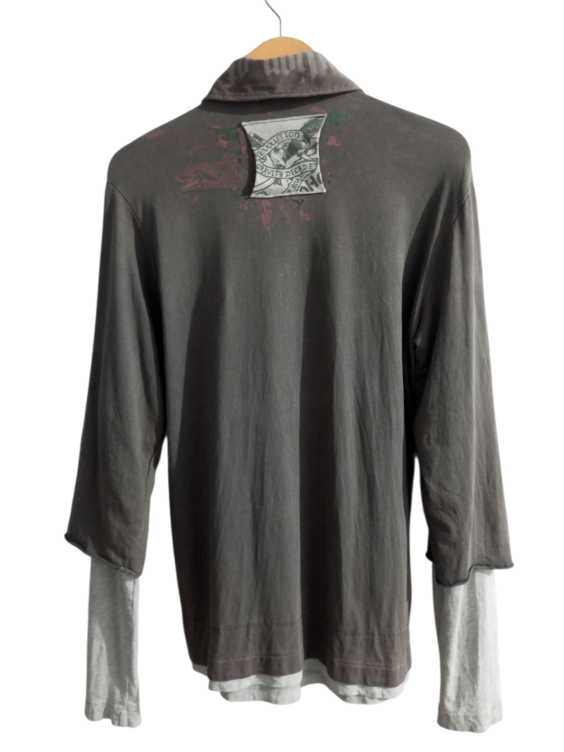 Japanese Brand Vintage DOHC double layer single stitch long sleeve tee Size US M / EU 48-50 / 2 - 13 Thumbnail