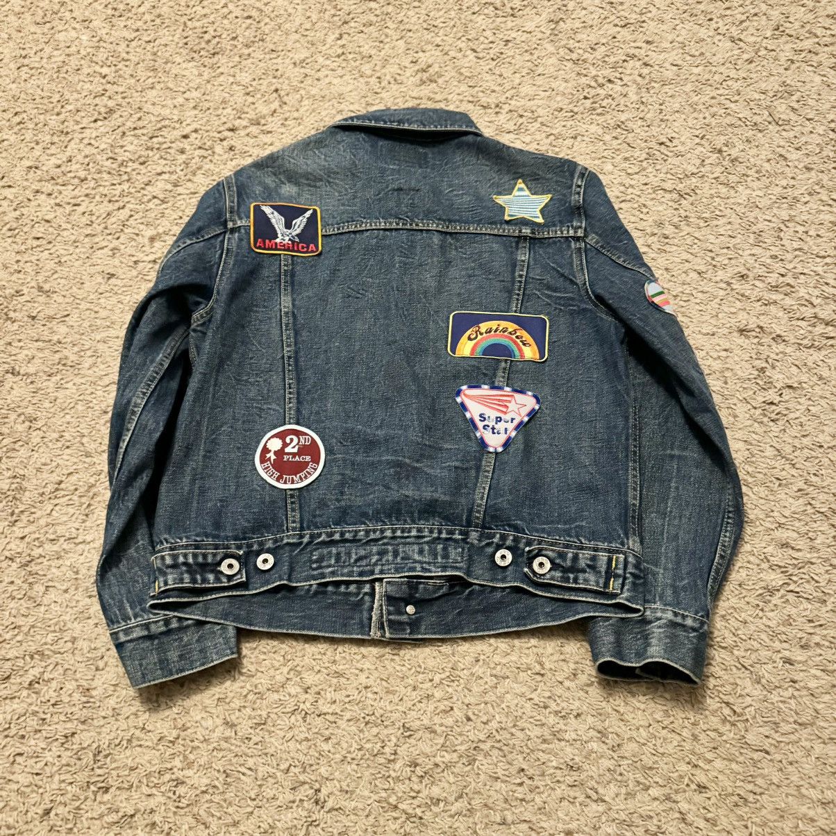 Gap × Vintage VINTAGE GAP PATCHWORK DENIM JACKET! Size US M / EU 48-50 / 2 - 6 Thumbnail