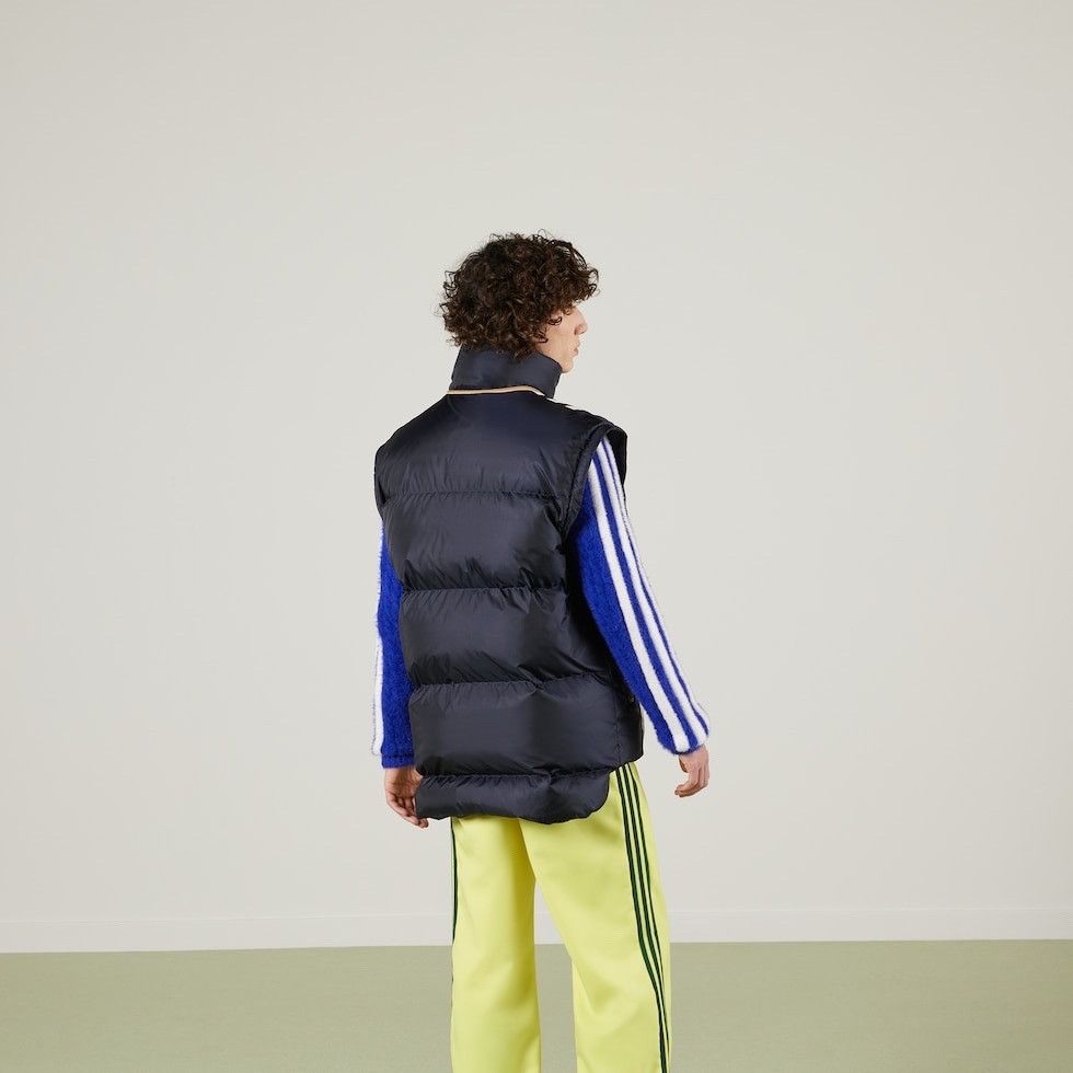 Adidas × Gucci 💥$4.6K VALUE💥Gucci X Adidas 2 IN 1 Padded Jacket Vest Size US XL / EU 56 / 4 - 7 Thumbnail
