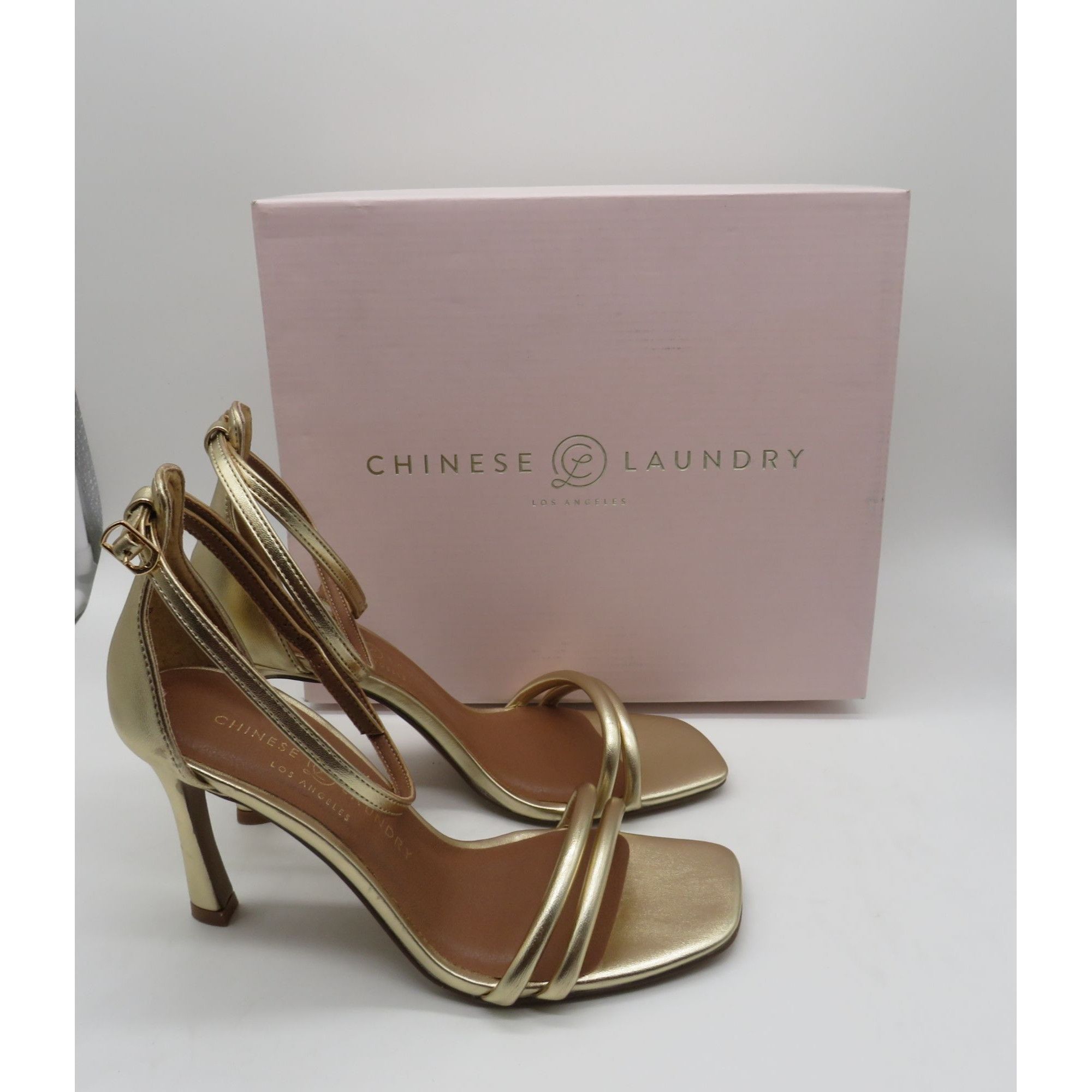 Chinese Laundry Chinese Laundry Women's Jasmine Dress Sandals Gold Size 8 NI Size US 8 / IT 38 - 1 Thumbnail
