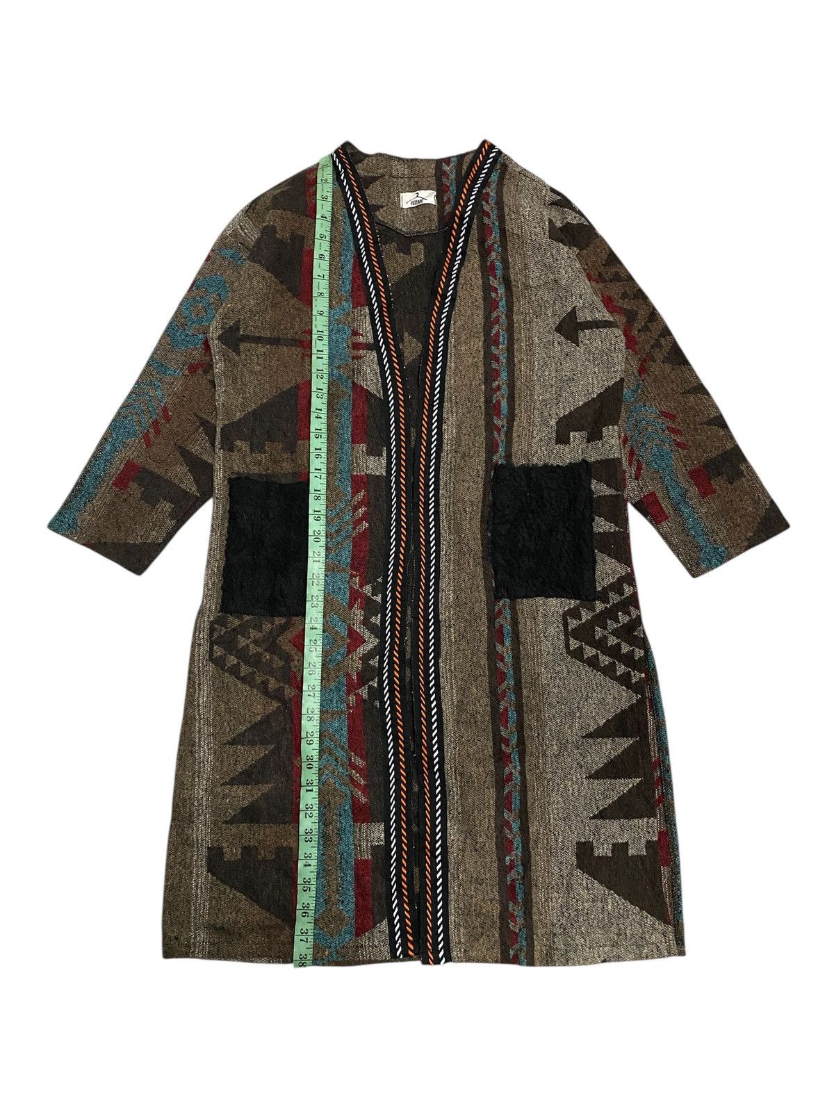 Japanese Brand × Vintage Vintage Yundou Native Navajo Kimono Size US M / EU 48-50 / 2 - 7 Thumbnail