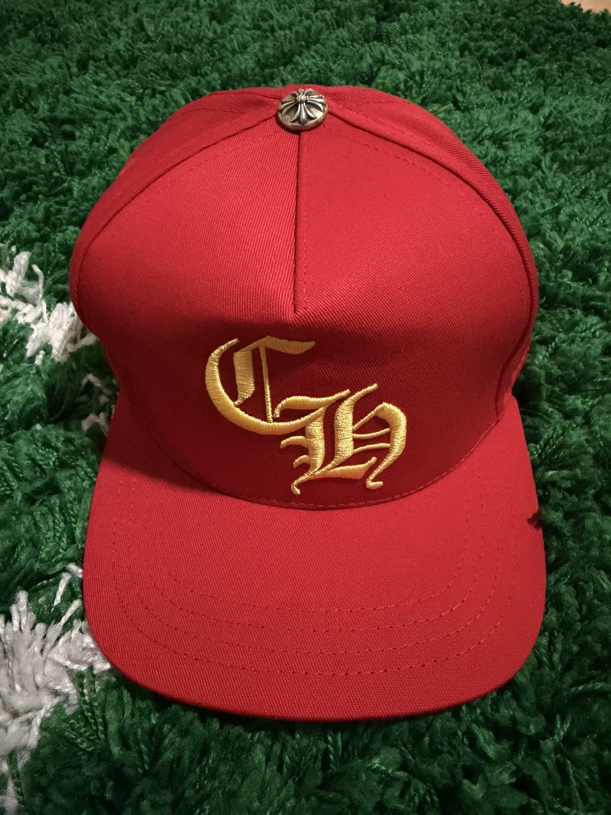 Chrome Hearts Chrome Hearts CH Baseball Cap Red Size ONE SIZE - 1 Thumbnail