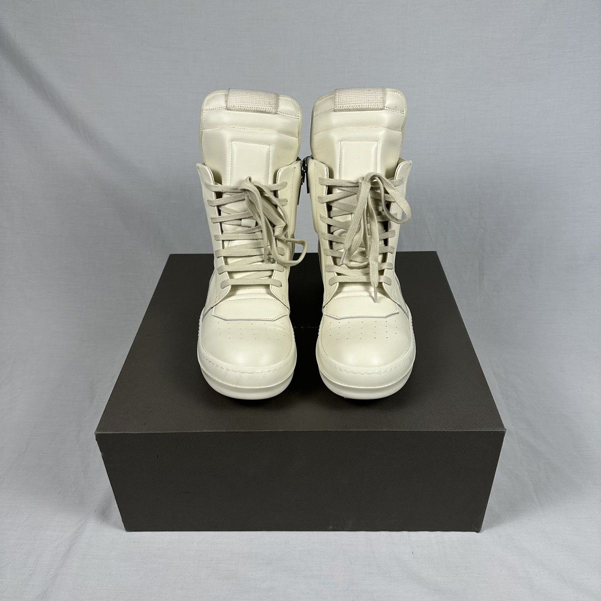 Rick Owens Rick Owens Milk Geobaskets Size US 7.5 / EU 40-41 - 2 Thumbnail