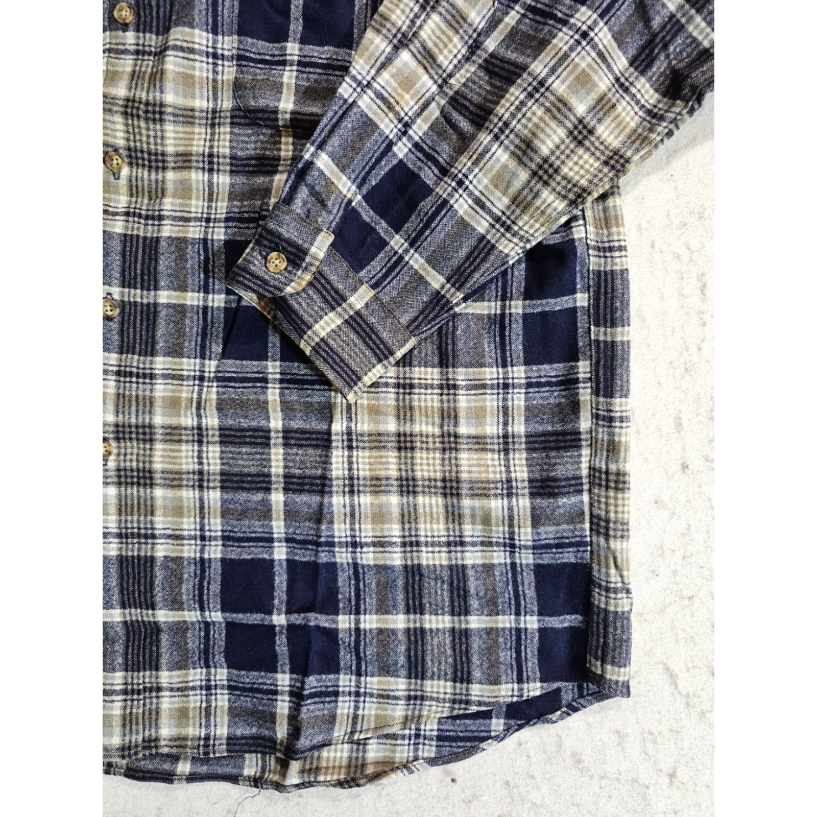 Pendleton VINTAGE Pendleton Board Shirt 100% Wool Blue Plaid Button-Up Mens L Size US L / EU 52-54 / 3 - 5 Thumbnail
