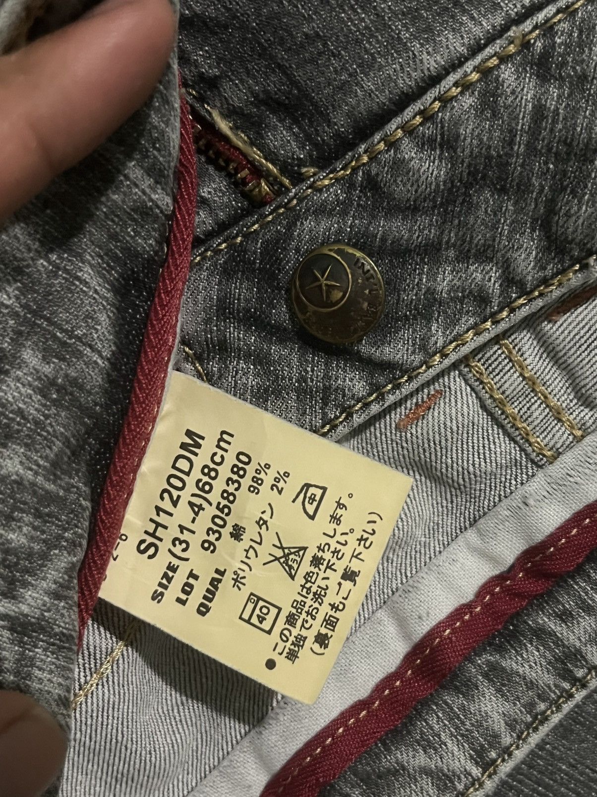 Japanese Brand × Le Grande Bleu (L.G.B.) Vintage Japanese Brand Grey Washed Distressed Flare Jeans Size 28" / US 6 / IT 42 - 9 Thumbnail