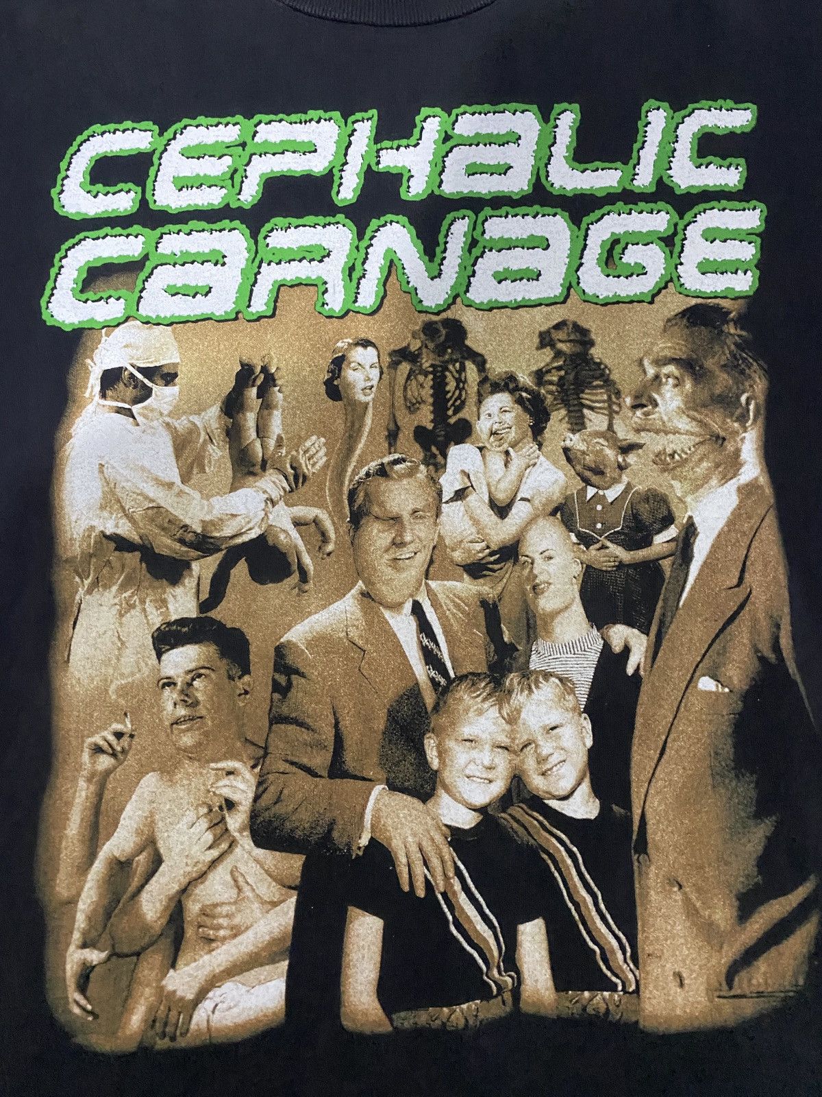 Band Tees Rare Cephalic Carnage Exploiting Tour 2001 Death Metal Band Size US L / EU 52-54 / 3 - 5 Thumbnail