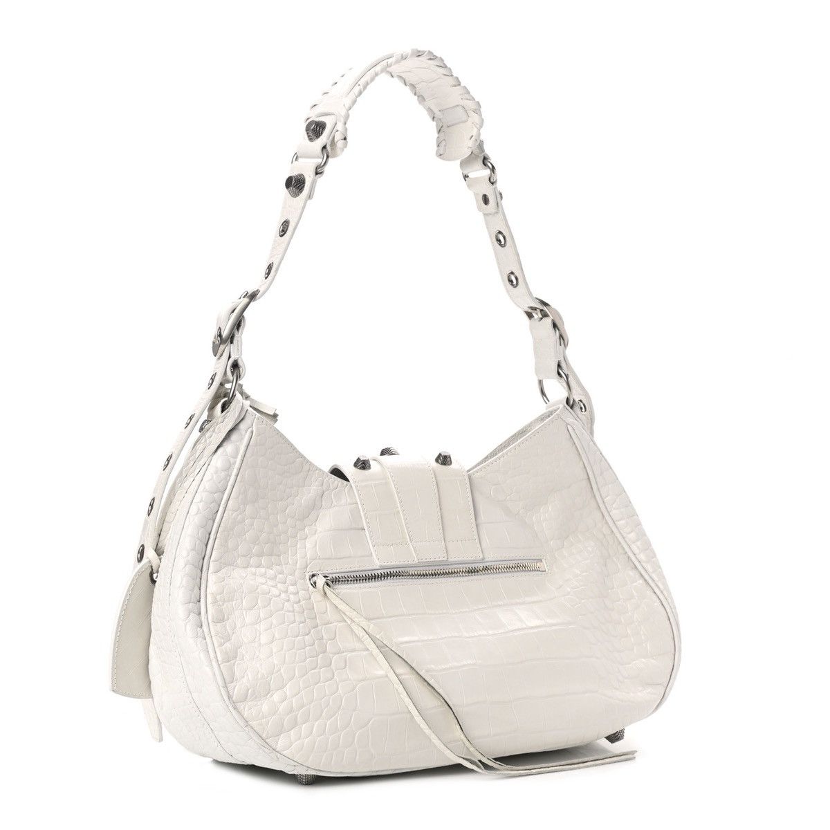 Balenciaga Balenciaga Croc Le Cagole White Shoulder Bag Fall 2021 Size ONE SIZE - 2 Thumbnail