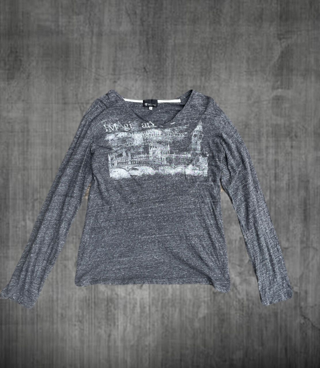 If Six Was Nine 2000s Japanese archive Vkei Castle Poem Long Sleeve Tee Size US S / EU 44-46 / 1 - 1 Thumbnail