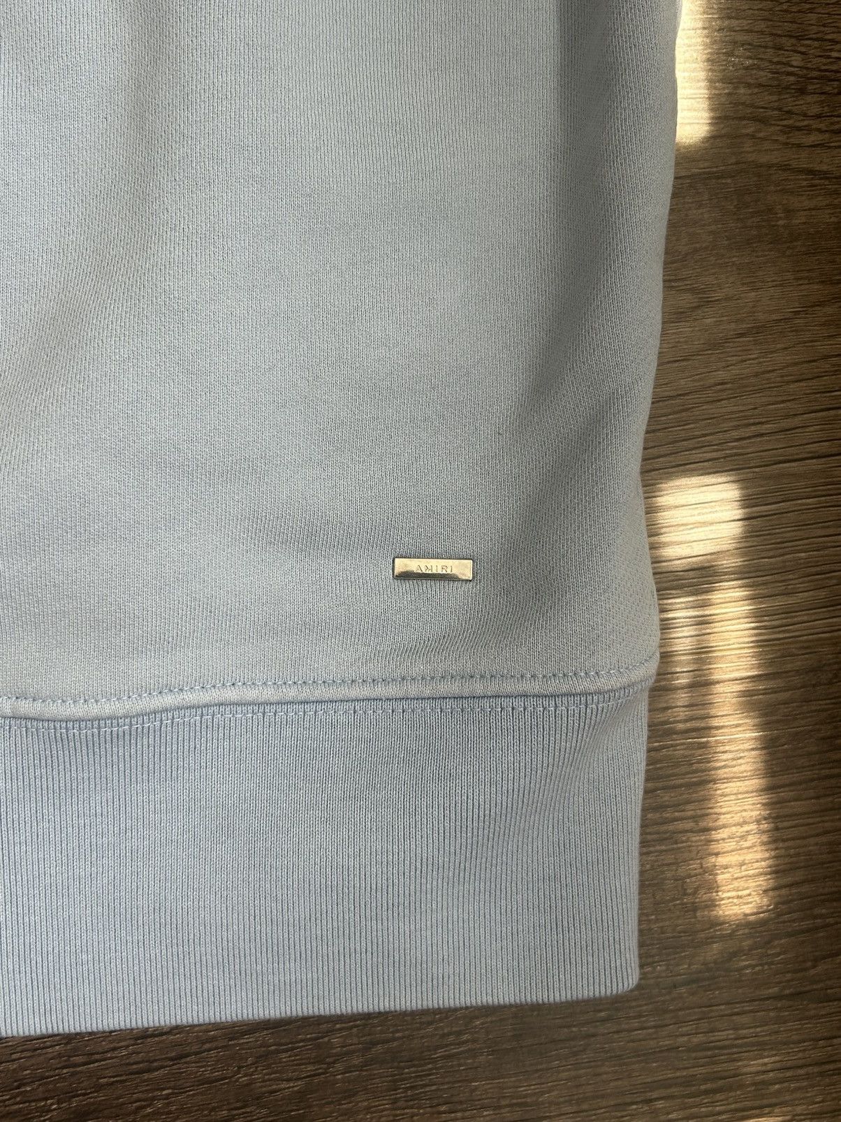 Amiri Amiri light blue hoodie tried on once Size US L / EU 52-54 / 3 - 8 Thumbnail