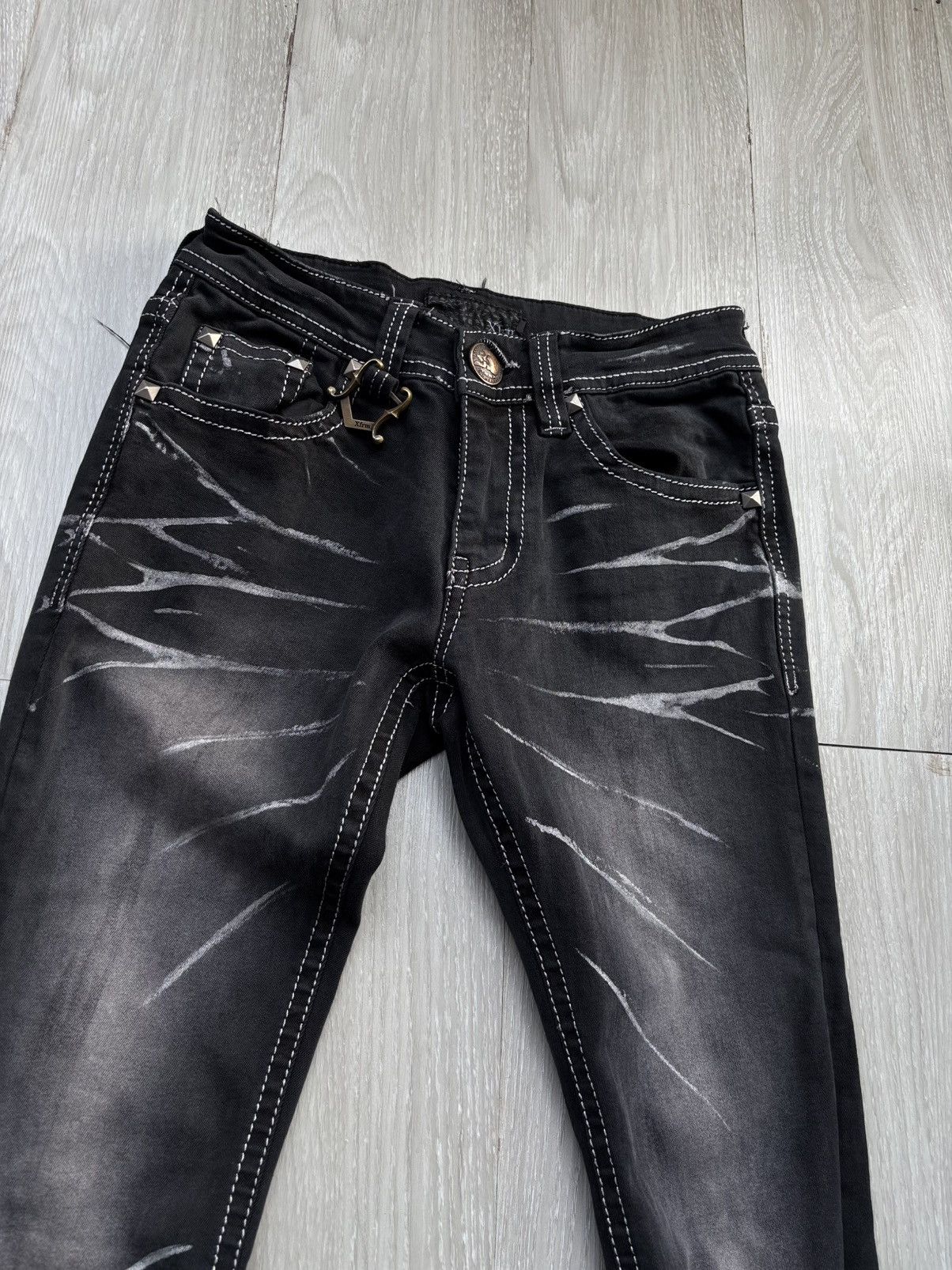 パンツ 00s xfrm japanese label flare denim パンツ 00s xfrm