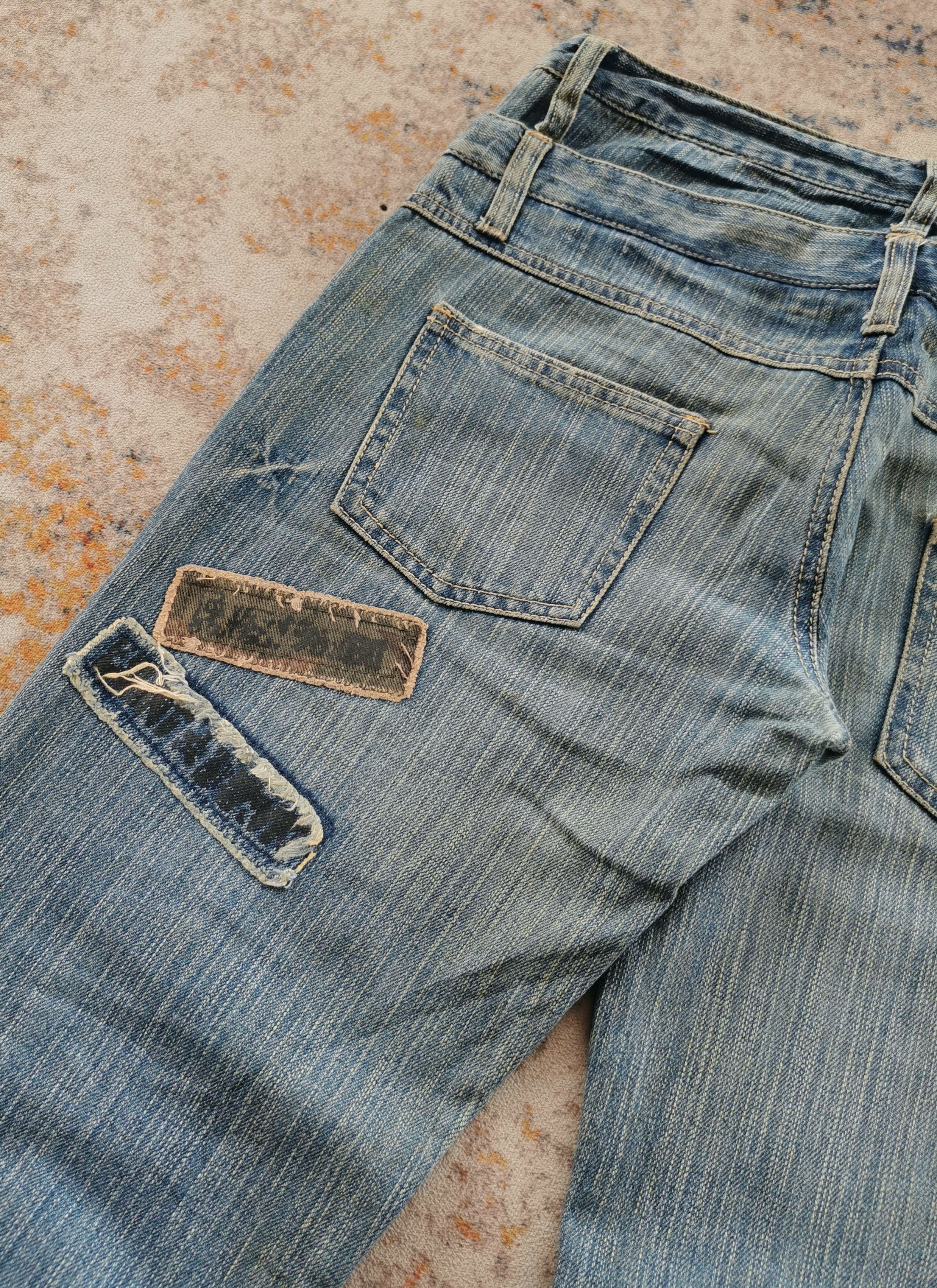 Kapital Double Waisted Patches Mudwash Jeans Style KAPITALS Size US 33 - 8 Thumbnail