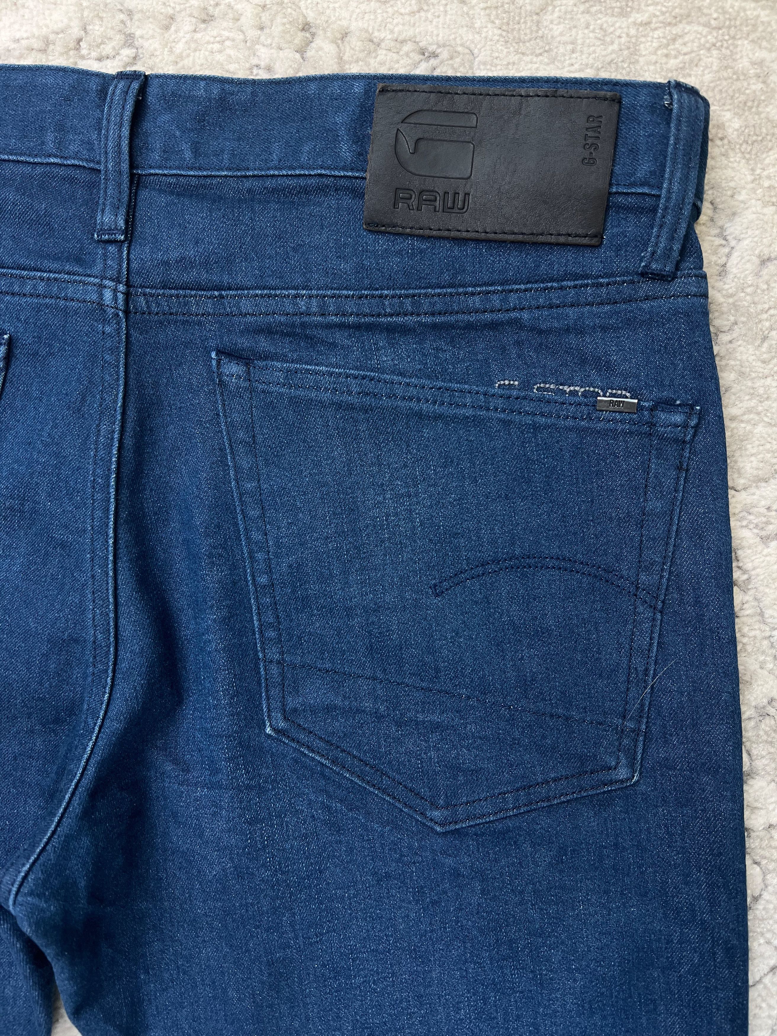G-Star G-Star RAW 3301 Straight Tapered Jeans Blue 34 Size US 34 / EU 50 - 11 Thumbnail