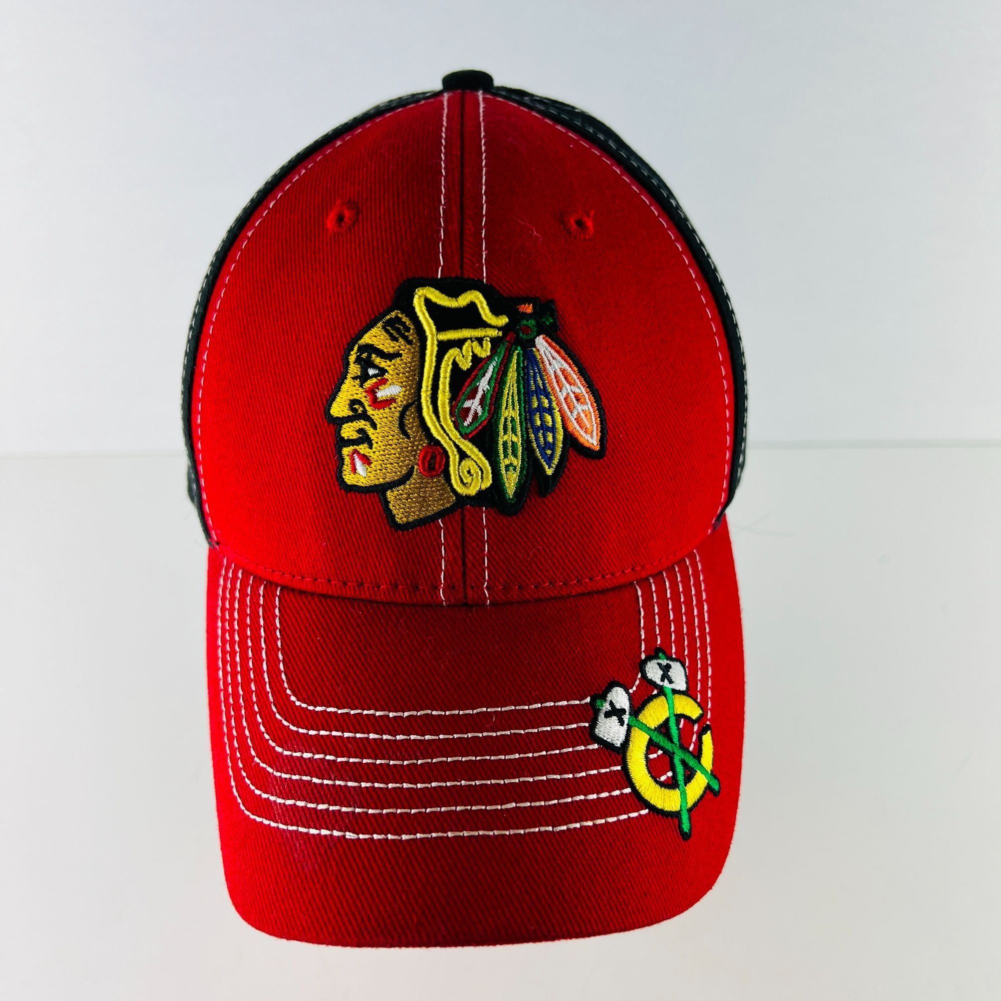 Other Chicago Blackhawks Logo Baseball Style Ball Cap Hat NHL Size ONE SIZE - 1 Thumbnail