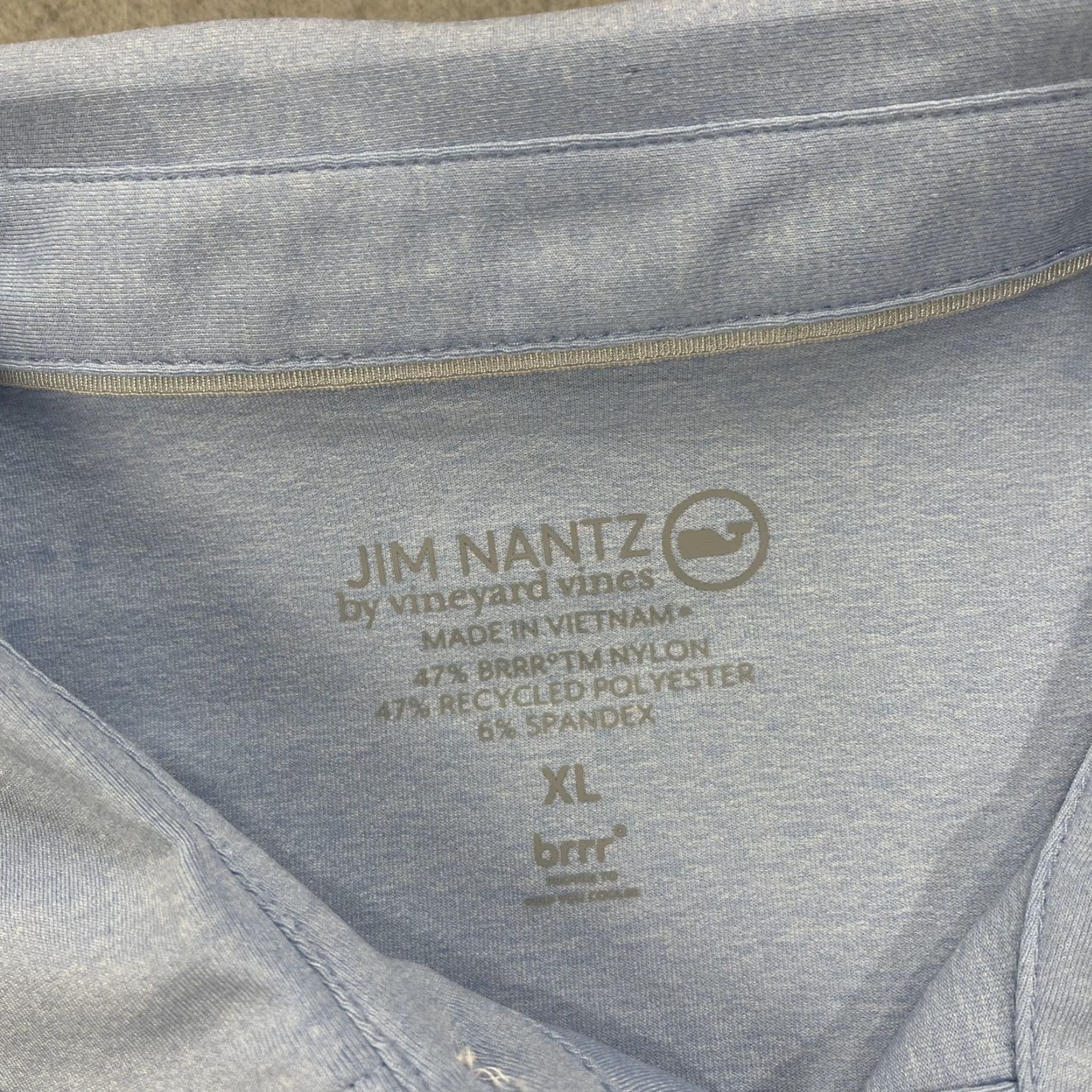 Vineyard Vines Vineyard Vines Polo Shirt Mens XL Blue Jim Nantz Golf Long Sleeve Stretch Polo Shirt Men XL Blue 90s Preppy Size US XL / EU 56 / 4 - 3 Thumbnail