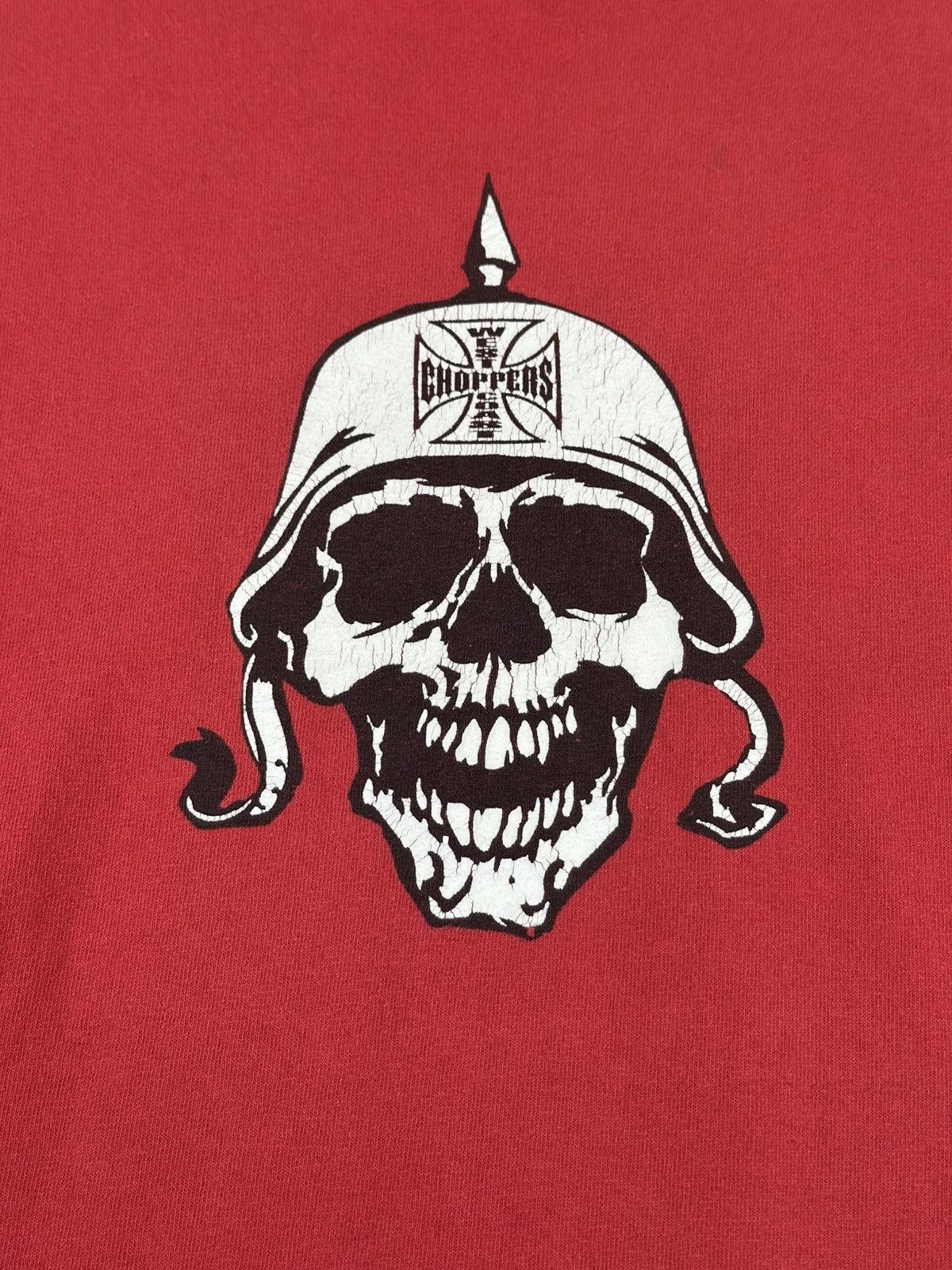 00s West Coast Choppers ロンT Skull ドクロ 00s West Coast Choppers