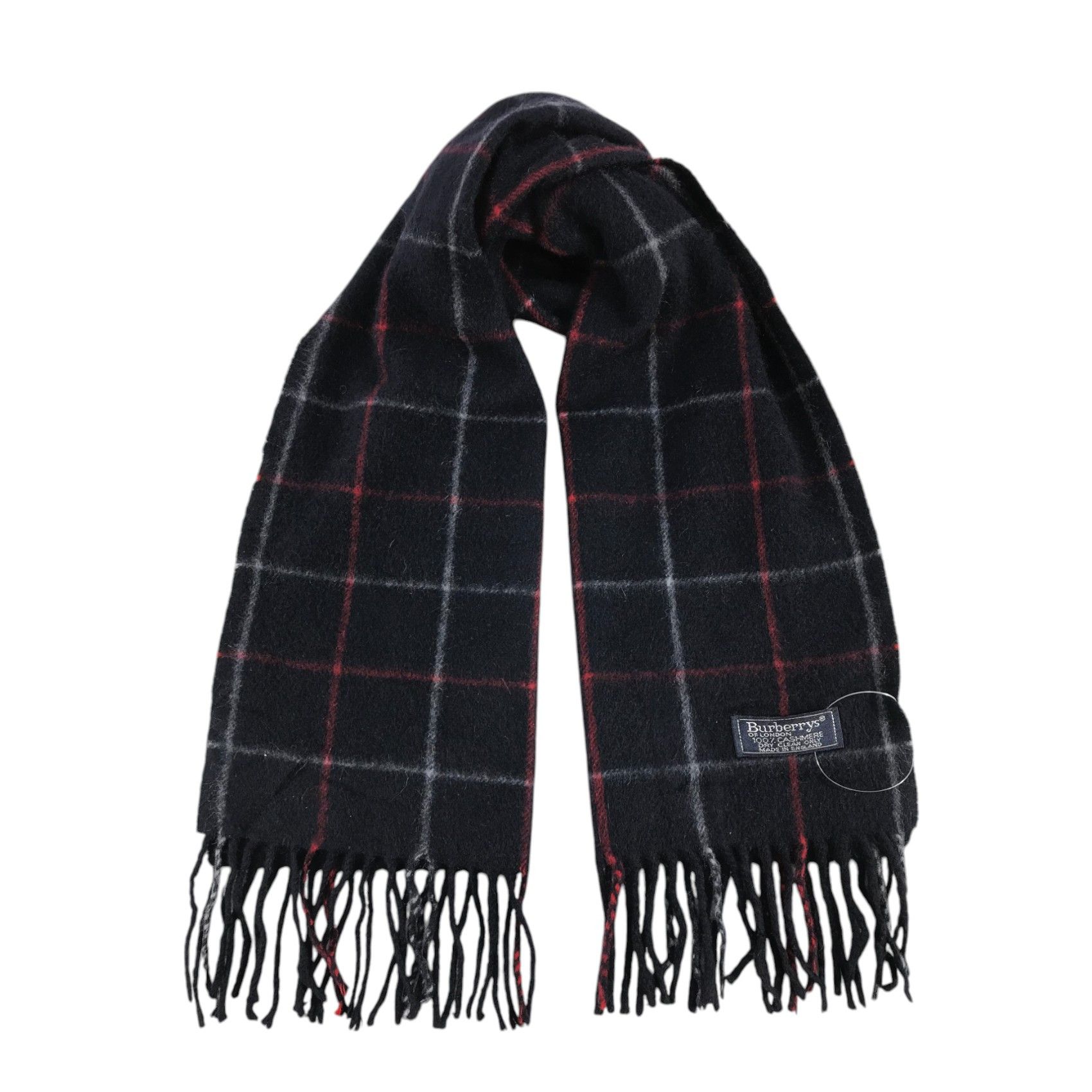 Burberry × Vintage Burberry Scarf / Muffler / Neckwear - WW1330 Size ONE SIZE - 1 Thumbnail
