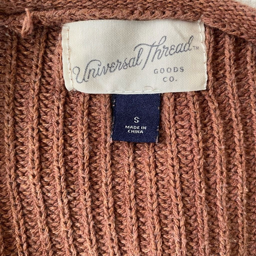 Other Universal thread women S open front cardigan w/pockets clay Size S / US 4 / IT 40 - 5 Thumbnail