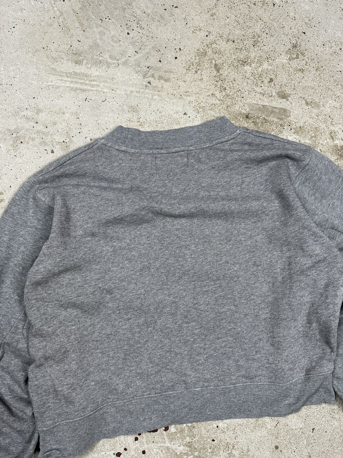 Acne Studios Acne Studios Bird Z Fleece PSS14 Cropped Crewneck Zipper Size S / US 4 / IT 40 - 11 Thumbnail