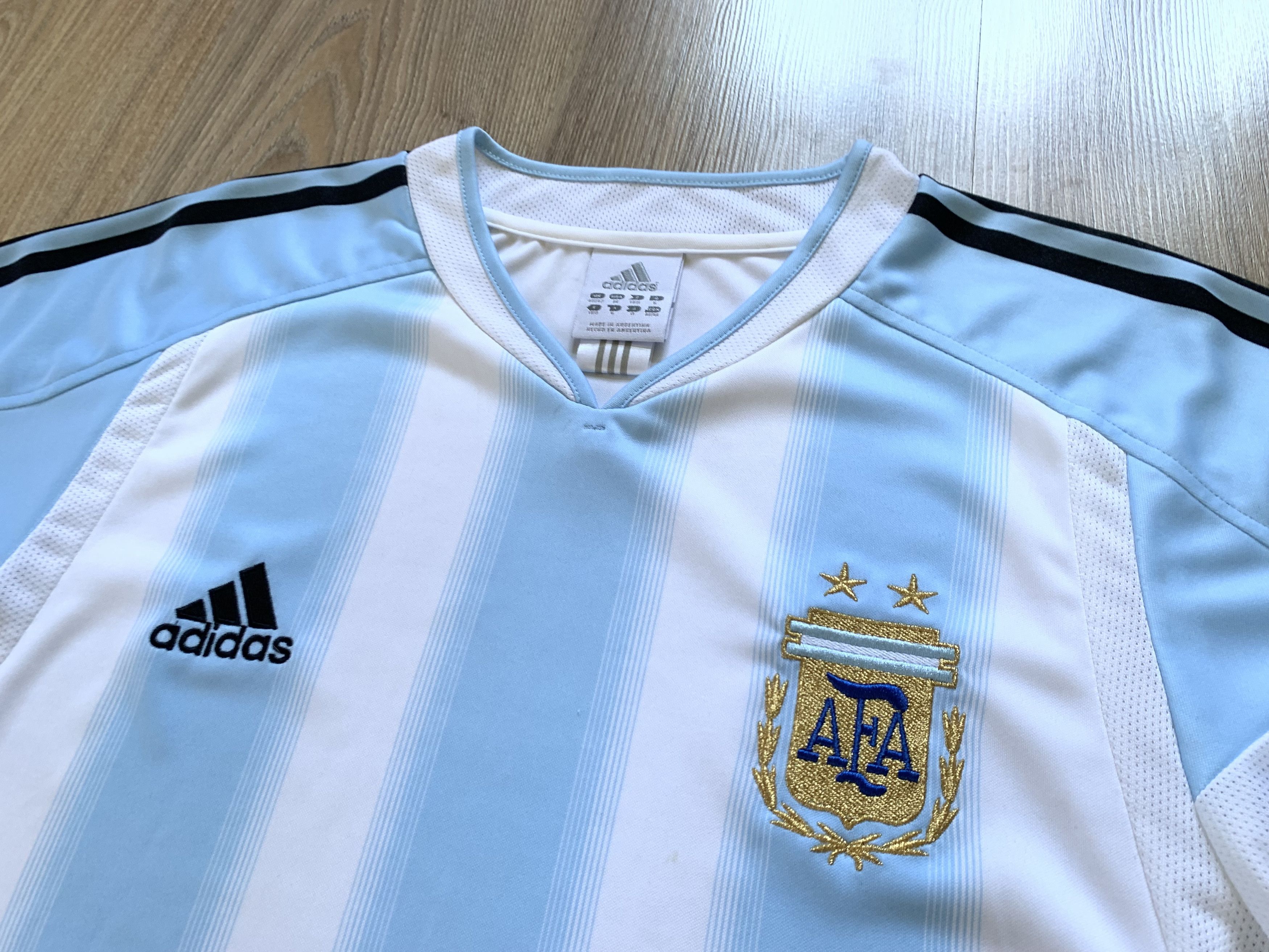 Adidas Vintage Adidas Argentina Football Jersey 2004/05 Size US M / EU 48-50 / 2 - 4 Thumbnail