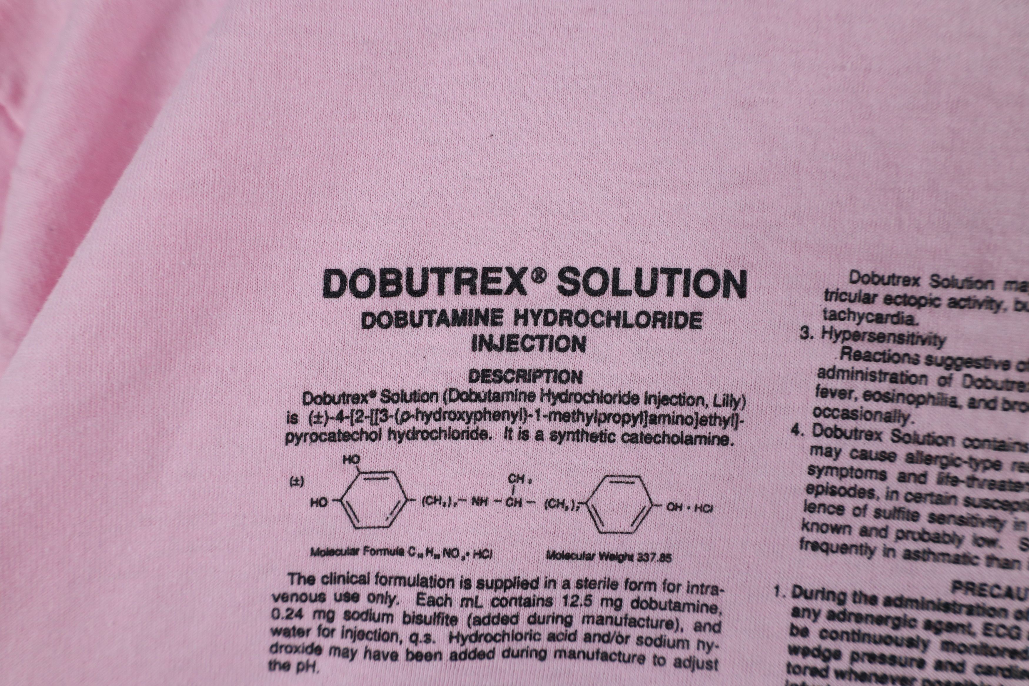 Vintage Vintage 80s 90s Dobutamine Heart Failure T-Shirt Pink USA Size XL / US 12-14 / IT 48-50 - 7 Thumbnail