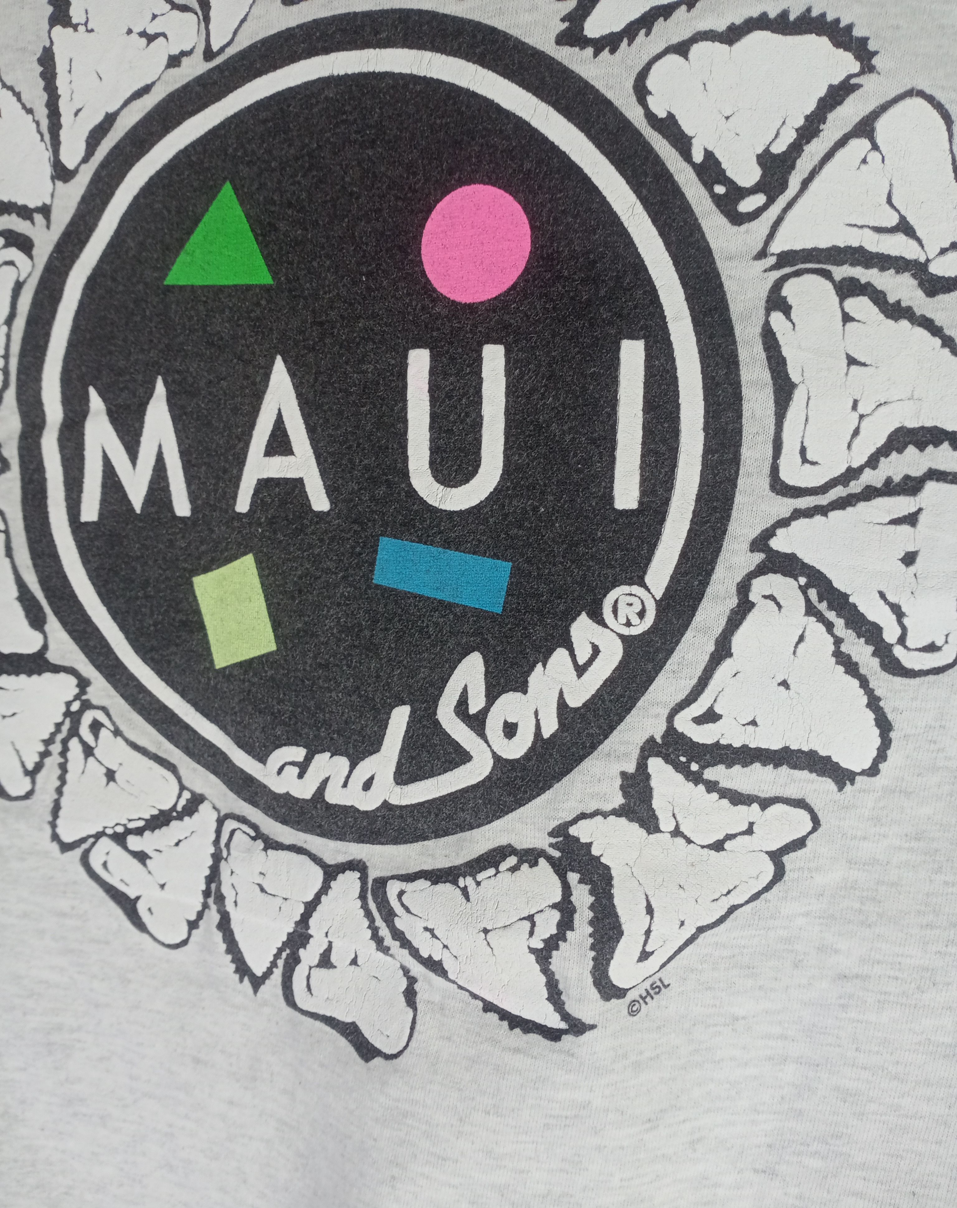 Maui and Sons Rare Vintage Maui And Sons Big Logo Tshirt Size US S / EU 44-46 / 1 - 2 Thumbnail