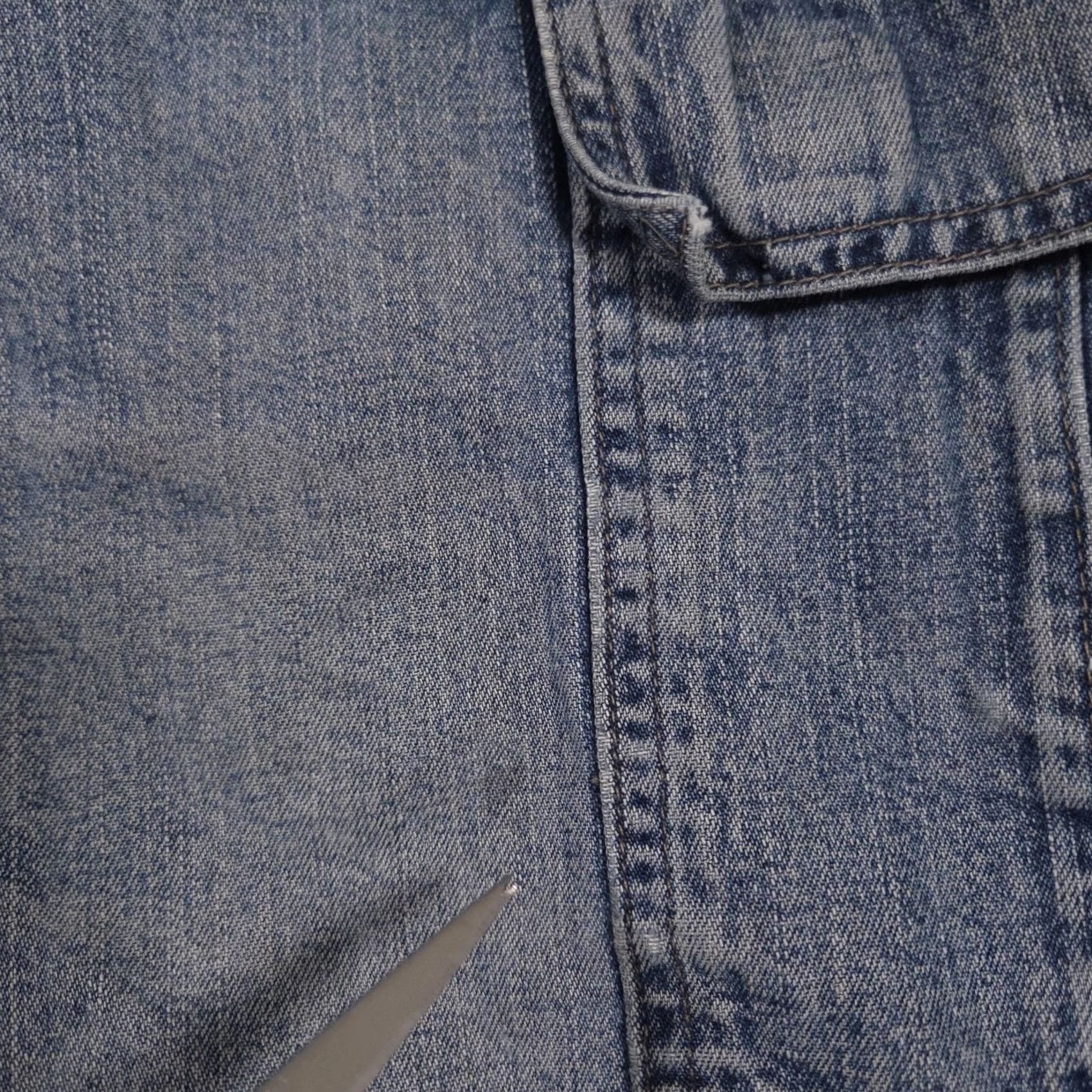 CO WRG Jeans Co Cargo Shorts Mens 38 Blue Denim Relaxed Fit Utility 9 in Inseam Casual Workwear Summer Mens Size US 38 / EU 54 - 7 Thumbnail