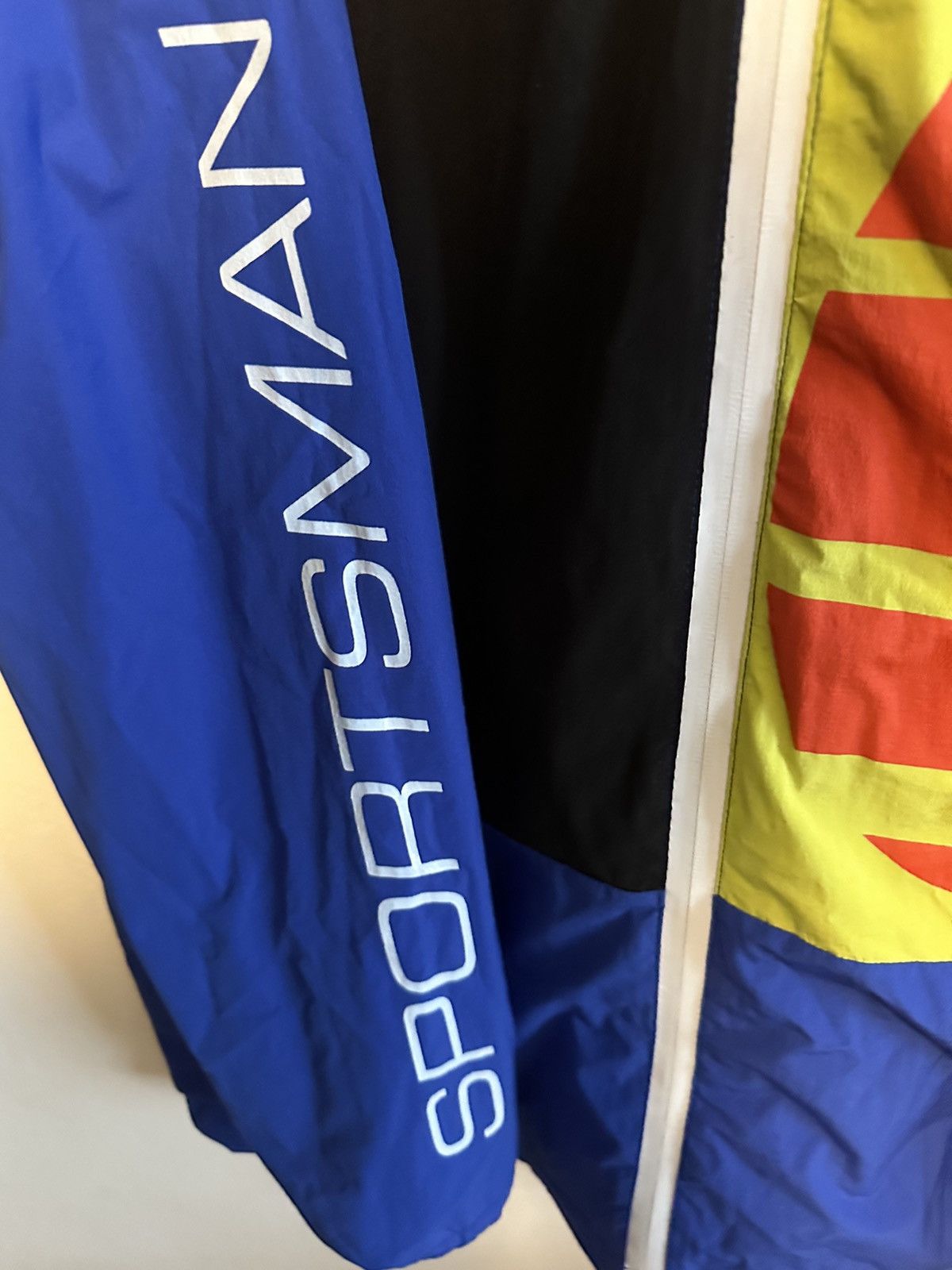 Other Geedup co blue and yellow orange windbreaker **RARE** Size US L / EU 52-54 / 3 - 5 Thumbnail