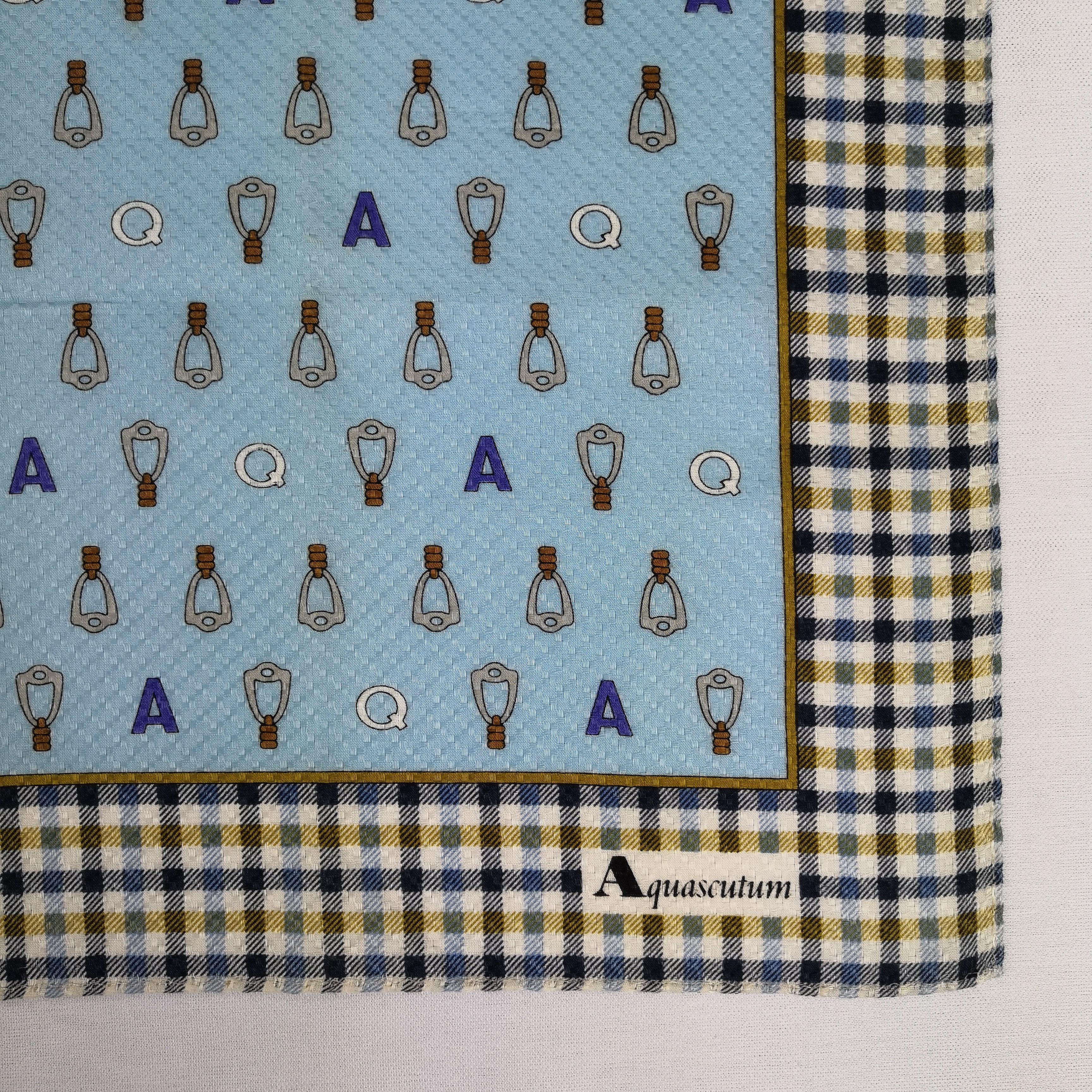 Aquascutum Vintage Aquascutum Handkerchief Pocket Square Bandana Size ONE SIZE - 3 Thumbnail