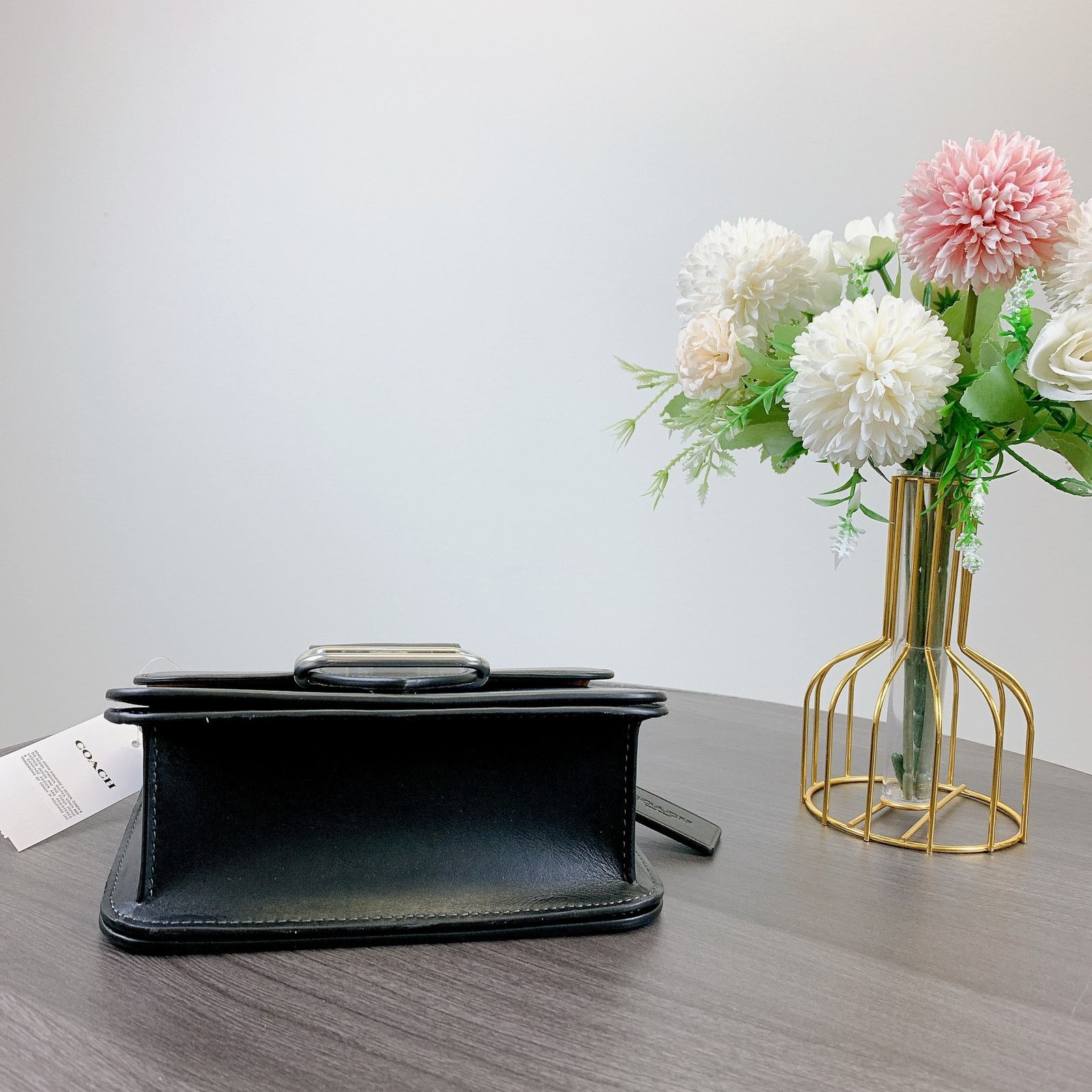 Coach Coach CL416 Morgan Square Crossbody Bag IN Black Size ONE SIZE - 5 Thumbnail