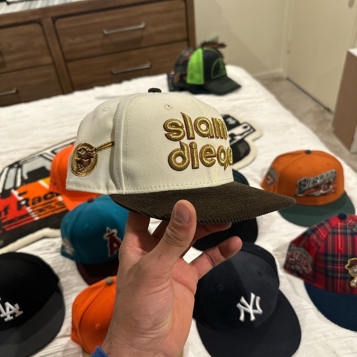 New Era San Diego Padres 7 1/8 “ slam diego “ Size ONE SIZE - 4 Thumbnail