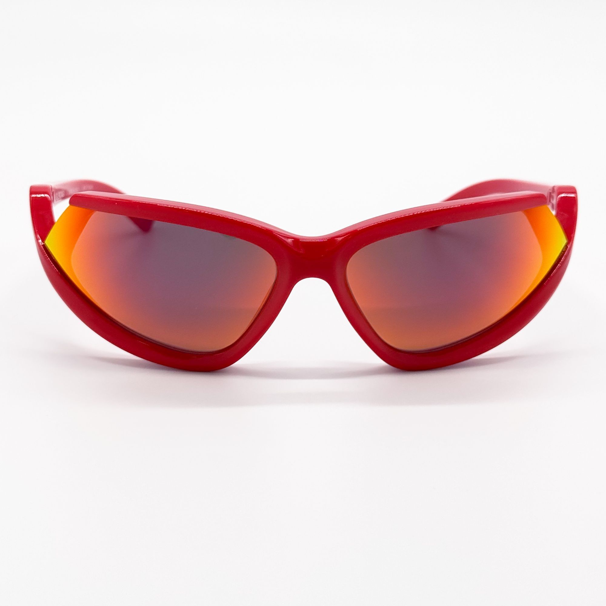Balenciaga NEW BALENCIAGA BB0289S 005 SUNGLASSES RED GEOMETRIC UNISEX Size ONE SIZE - 4 Thumbnail