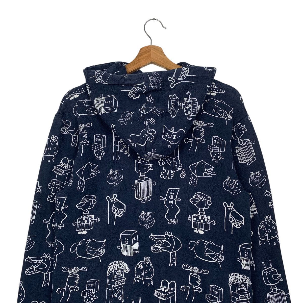 Japanese Brand Japanese Brand Graniph Fullprint Pullover Hoodie Size US M / EU 48-50 / 2 - 8 Thumbnail
